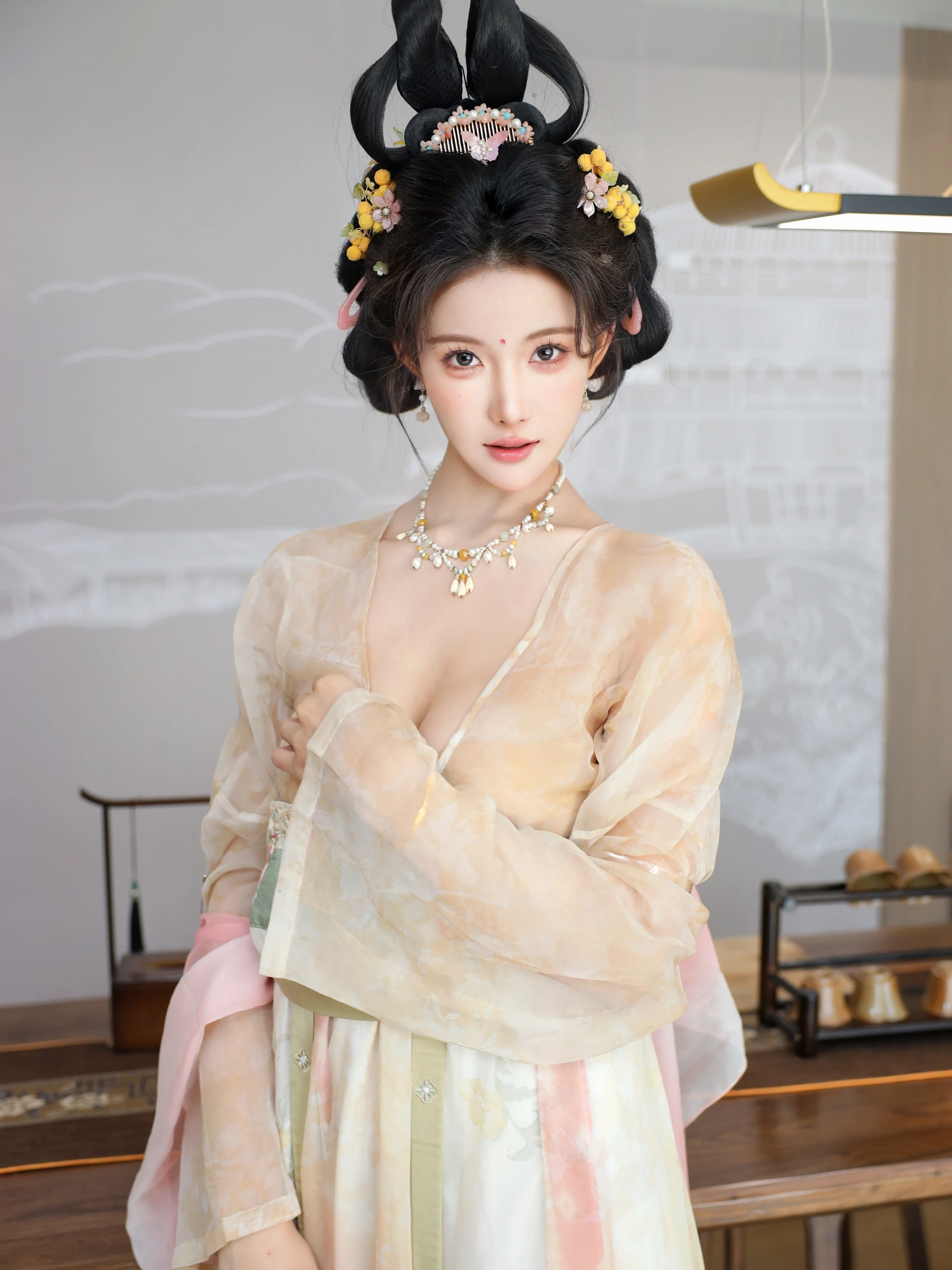 XiuRen 内购版 No.10645 梨霜儿 唐装 [87P]-66COS