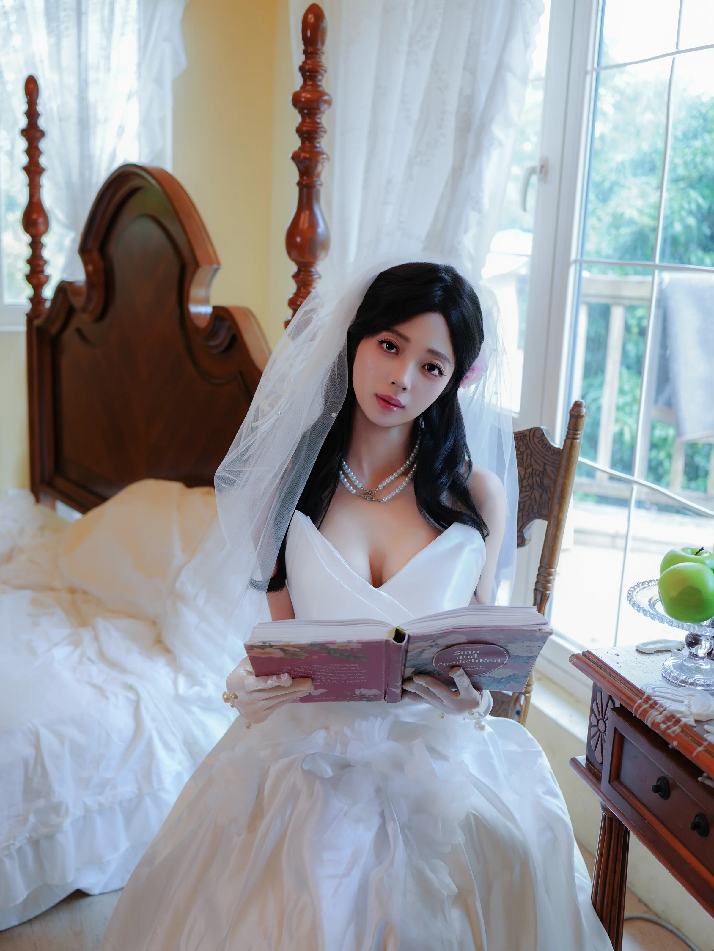 XiuRen 内购版 No.10769 朱朱 molly 新人作品 洁白婚纱 [77P]-66COS