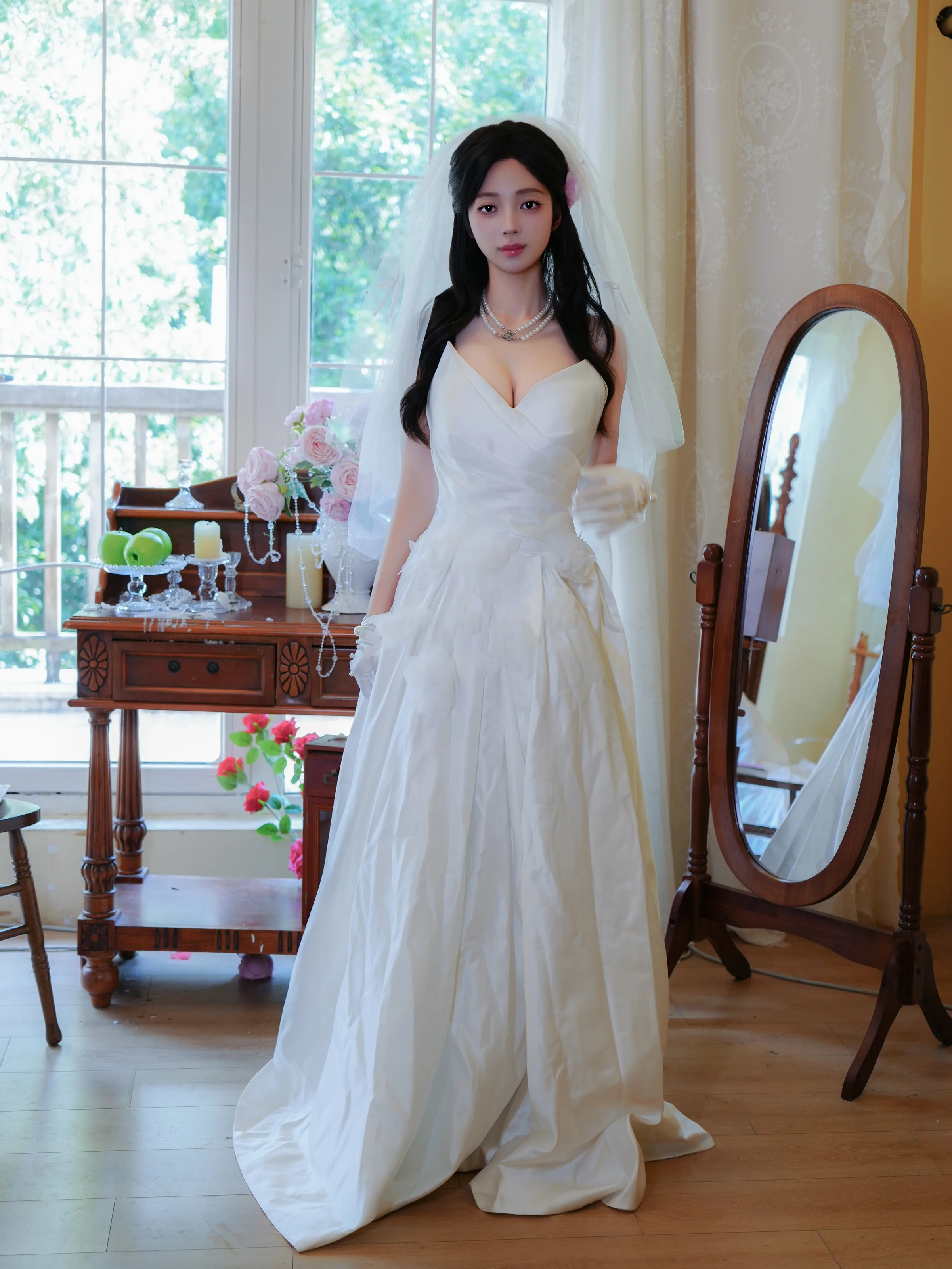 XiuRen 内购版 No.10769 朱朱 molly 新人作品 洁白婚纱 [77P] 插图3
