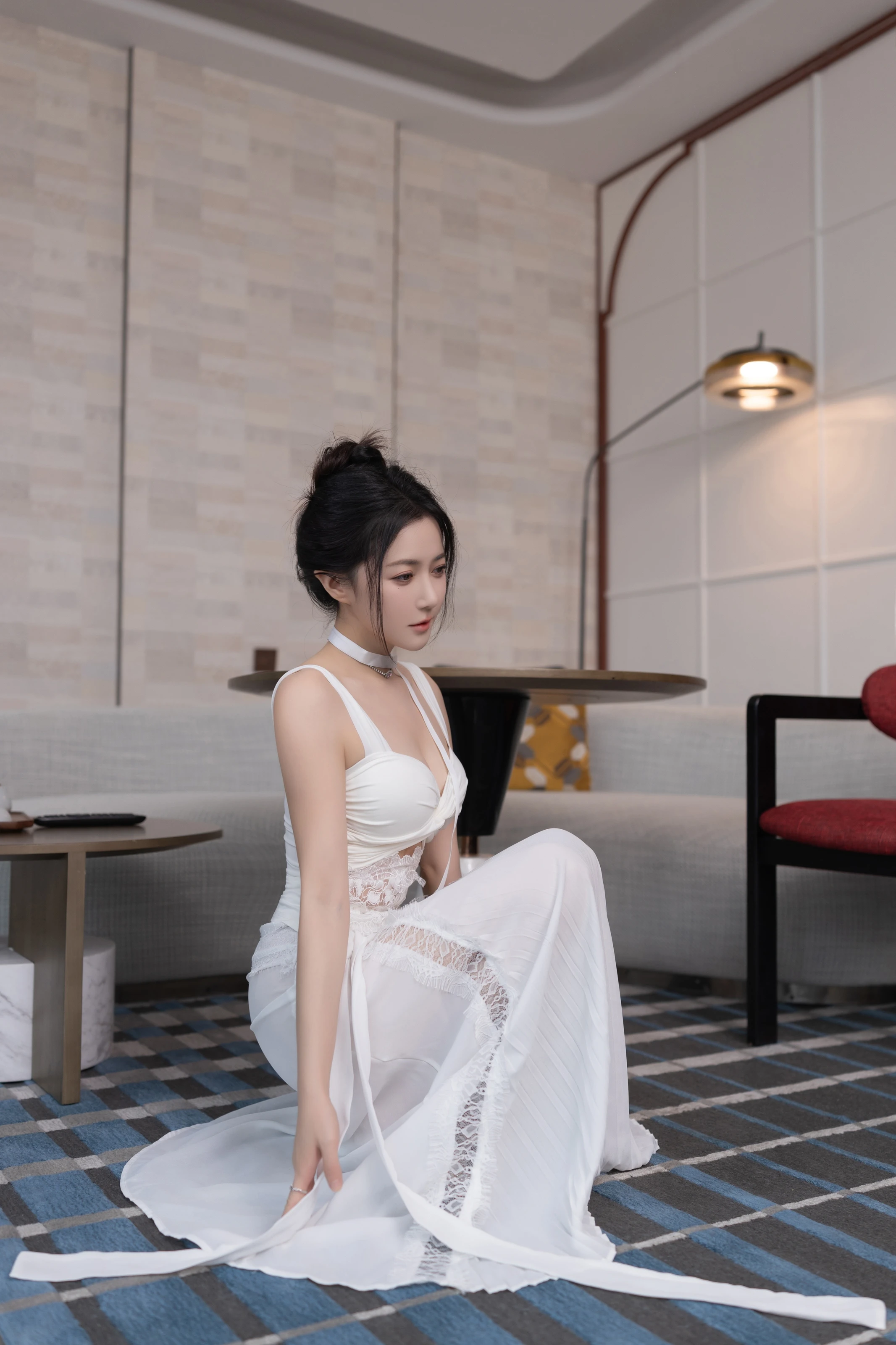XiuRen 内购版 No.10911 鱼子酱Fish 白裙 [120P] 插图6