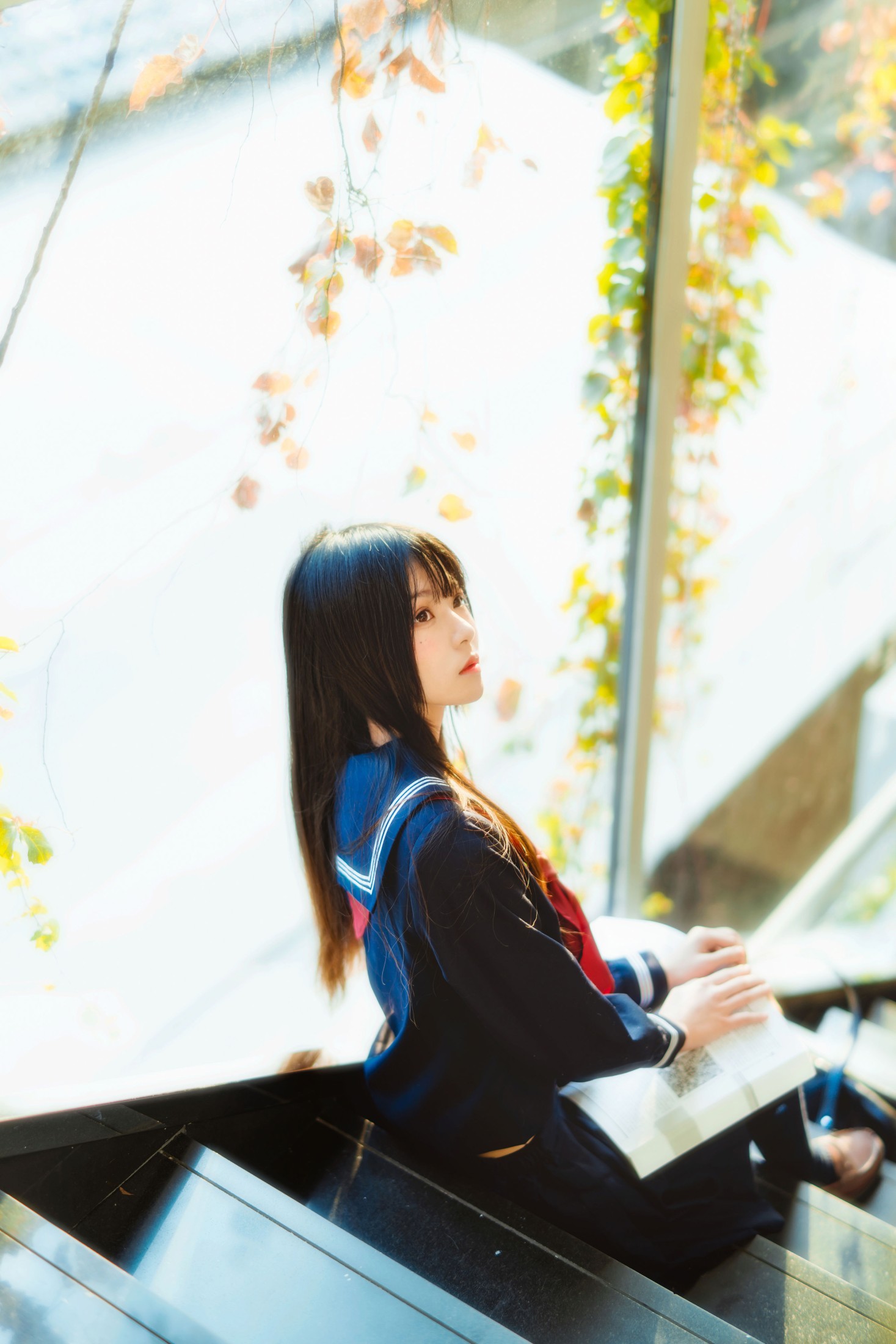 桜桃喵 – 《午后高校少女》[42P] 插图5