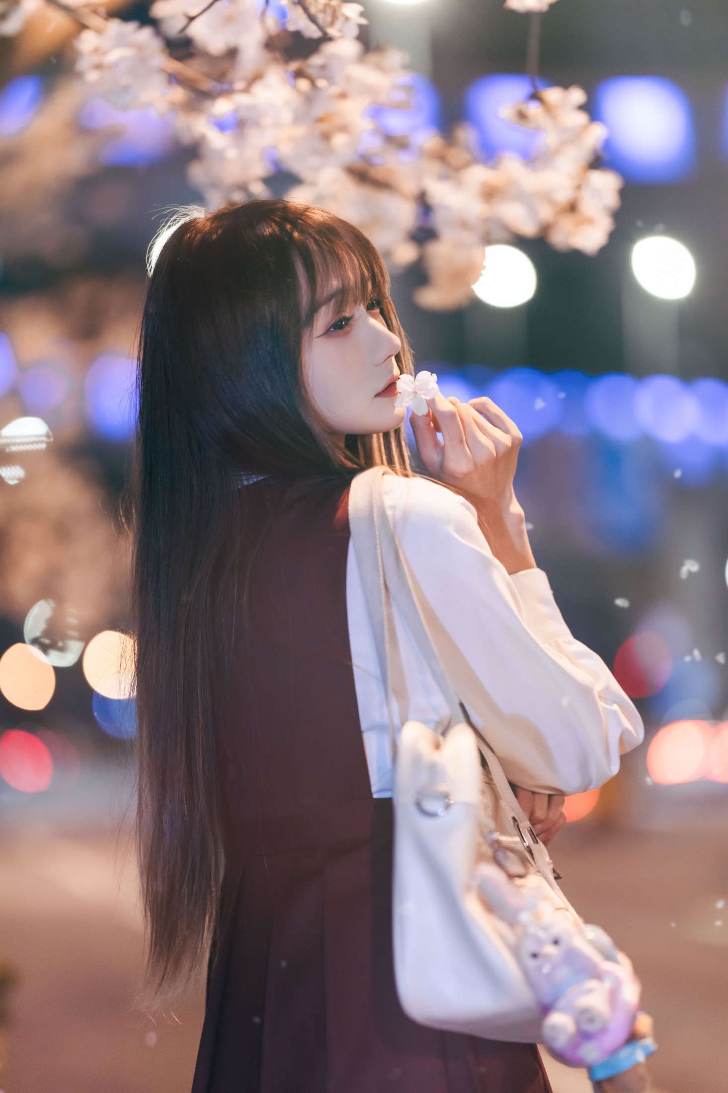 兔子Zzz不吃胡萝卜 – 《邂逅樱花雨》[22P] 插图3
