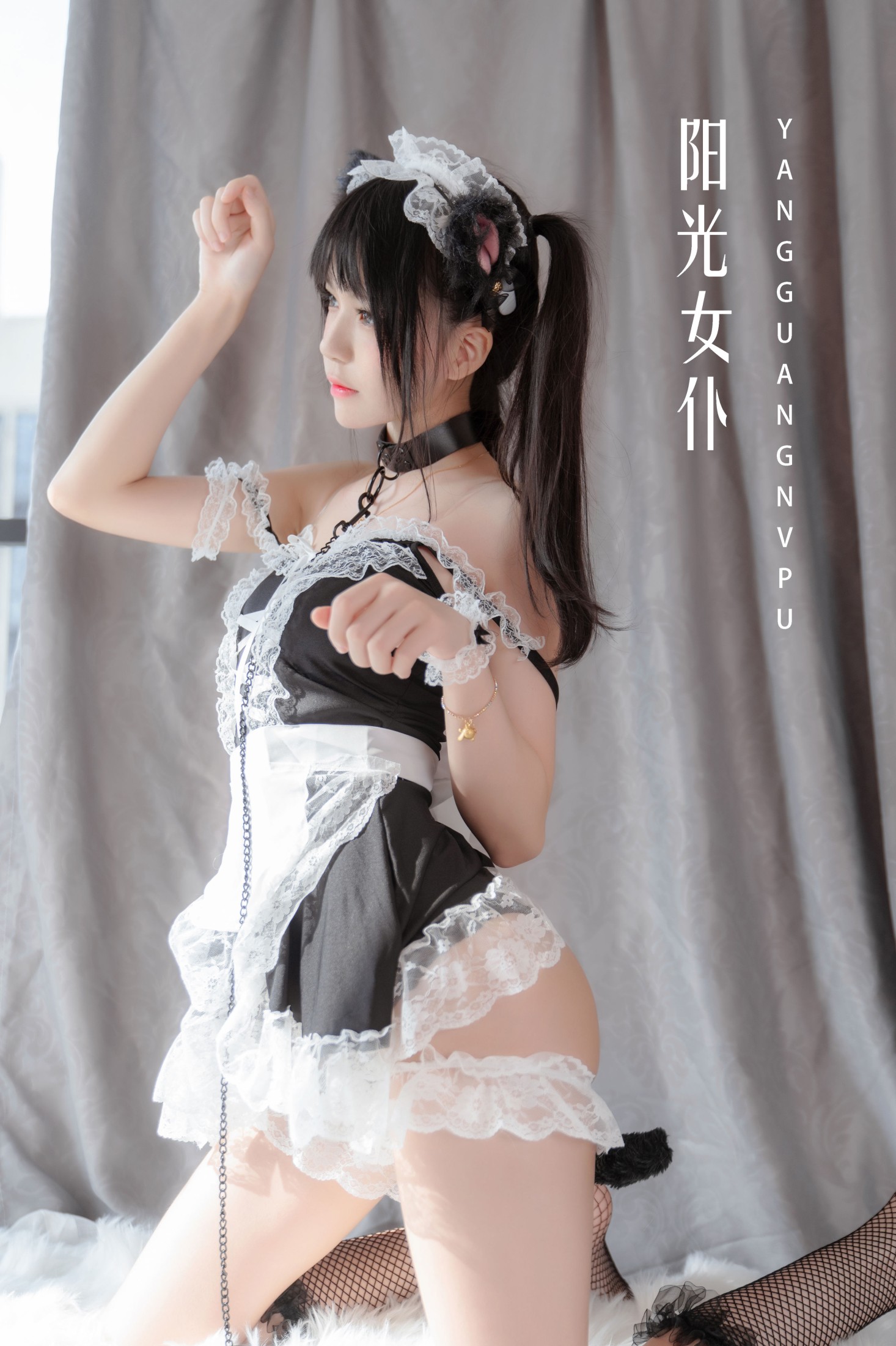 桜桃喵 – 《阳光女仆》[31P]-66COS