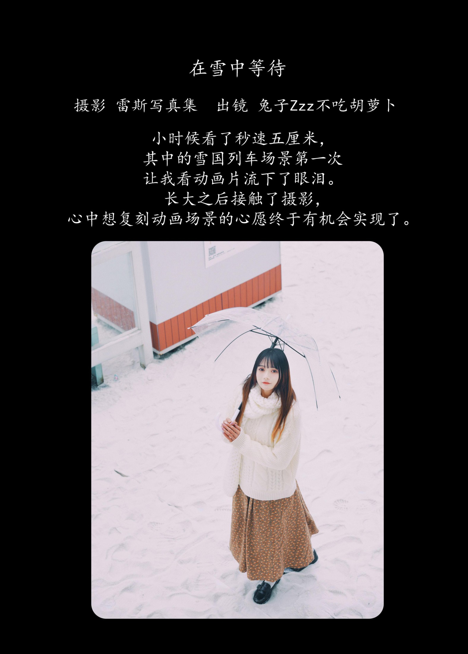 兔子Zzz不吃胡萝卜 – 《在雪中等待》[35P] 插图2