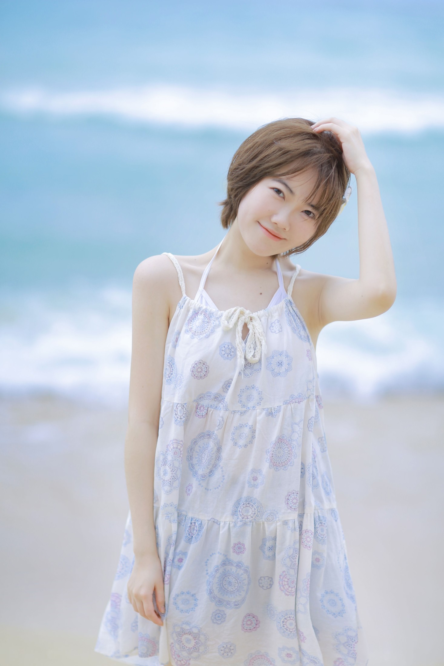 小喵咪不懂鱼 – 《海边日系少女》[22P] 插图4