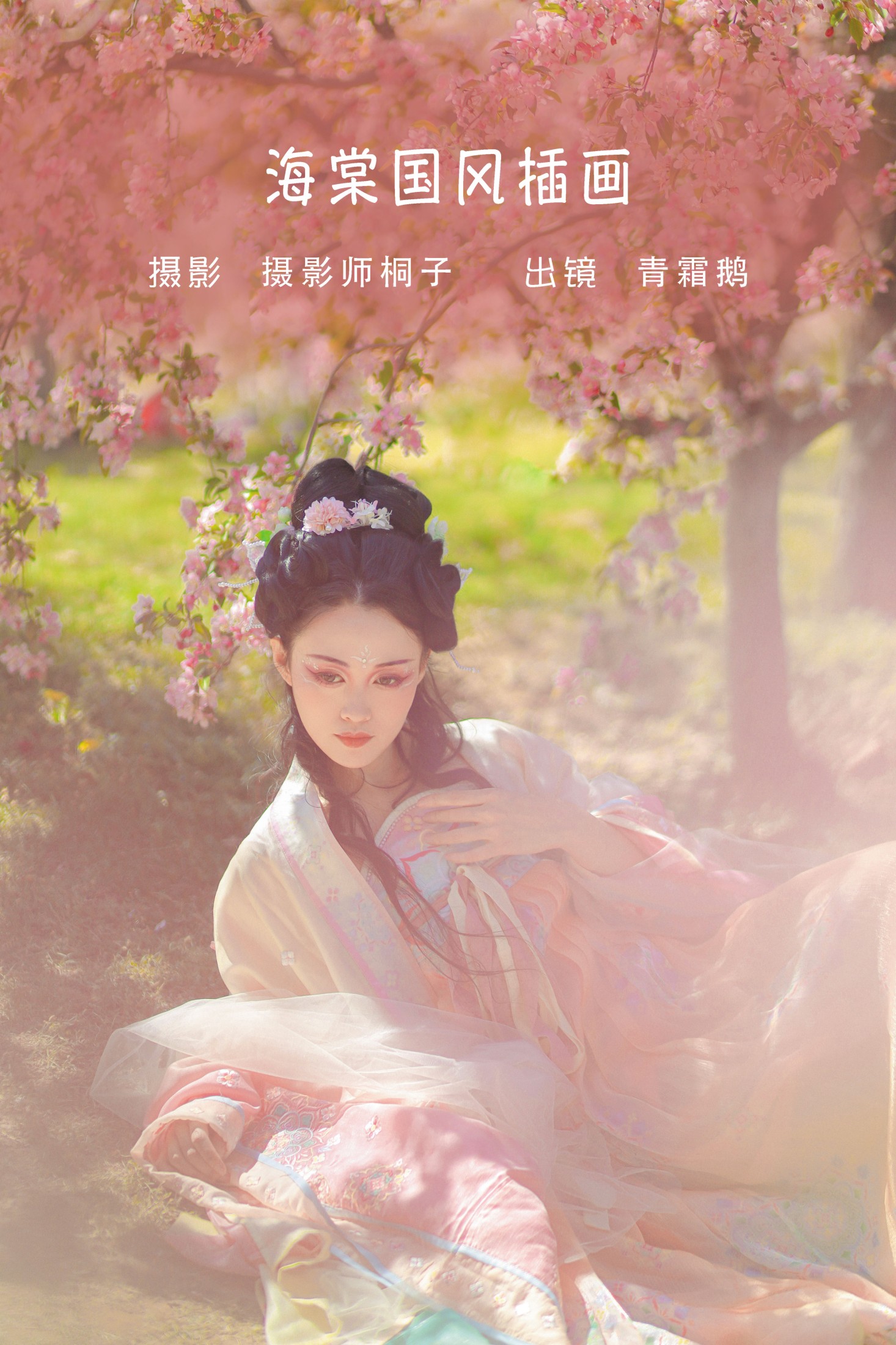 青霜鹅 – 《海棠国风插画》[22P]-66COS