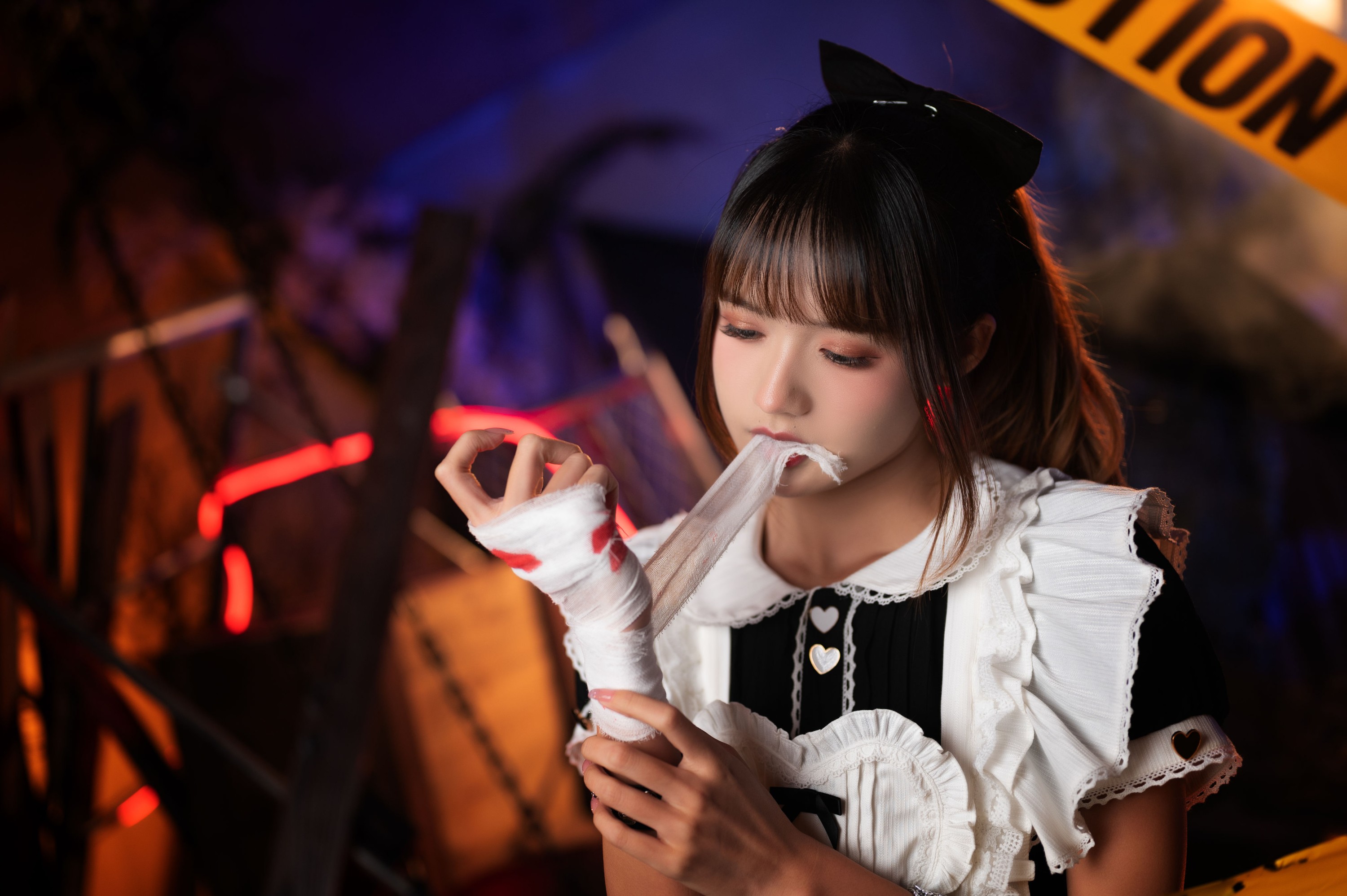 兔子Zzz不吃胡萝卜 – 《战斗女仆》[24P] 插图3