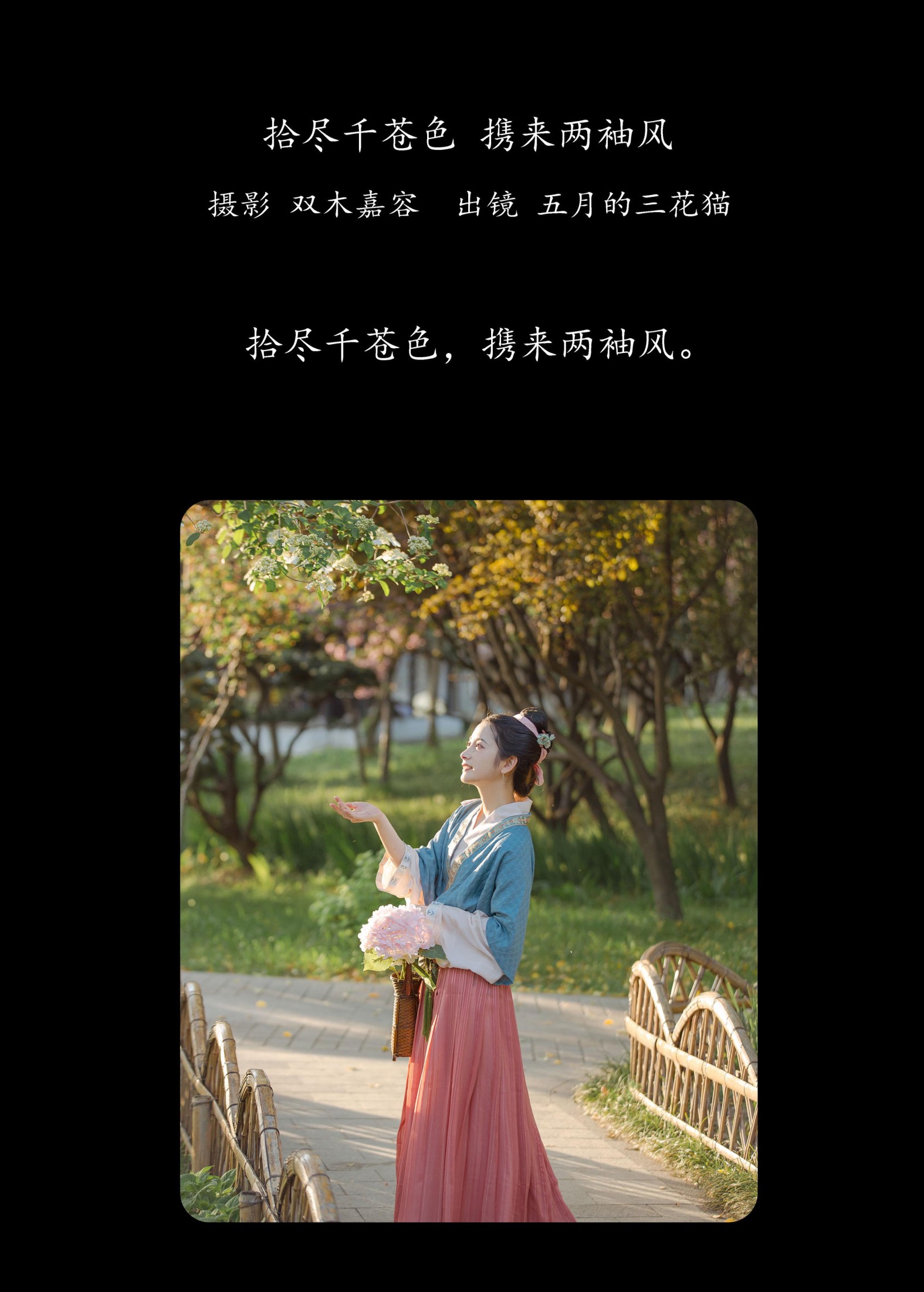 五月的三花猫 – 《拾尽千苍色，携来两袖风》[27P] 插图2