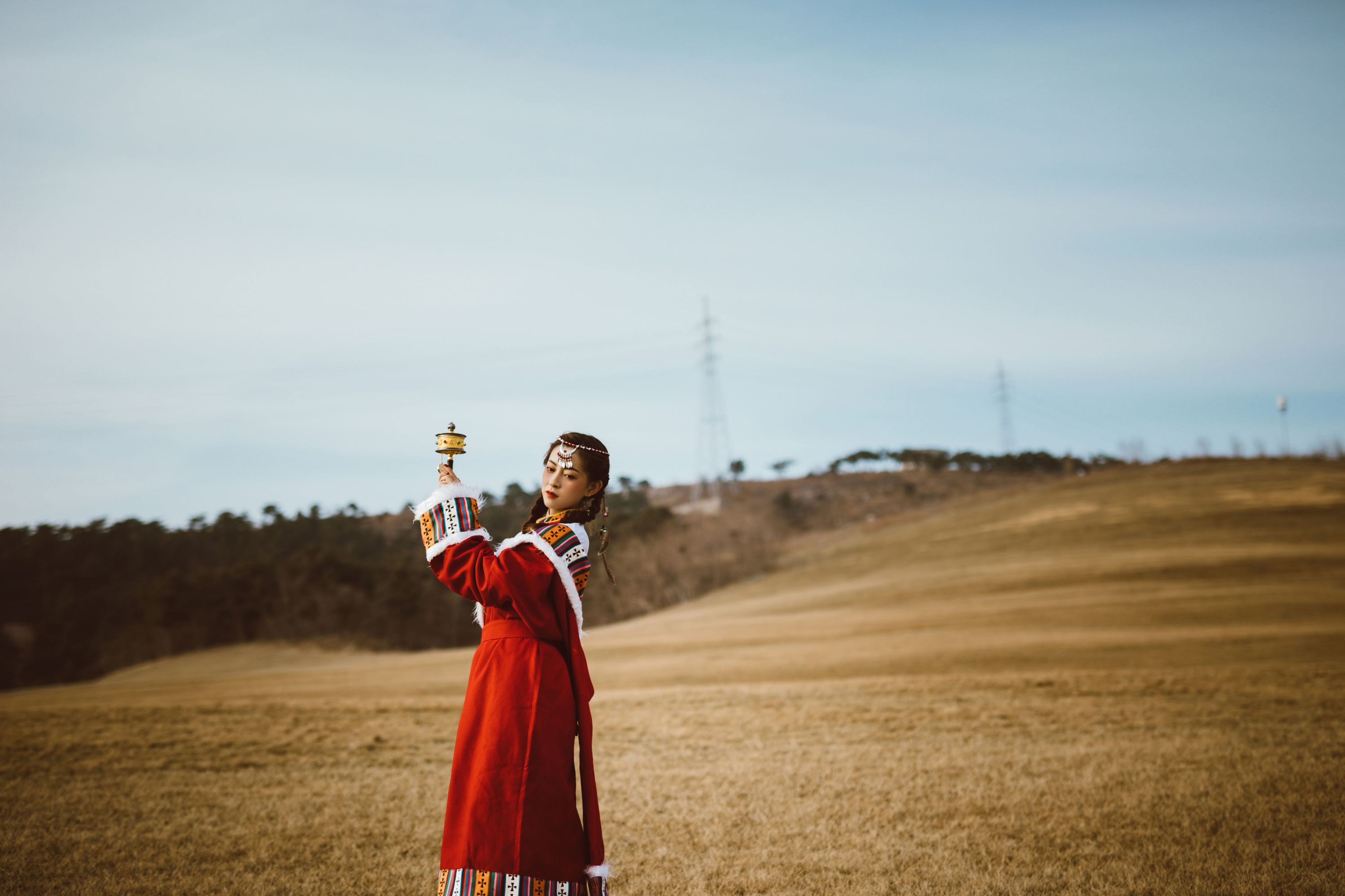 壹萱- – 《牧场藏服少女》[22P] 插图4