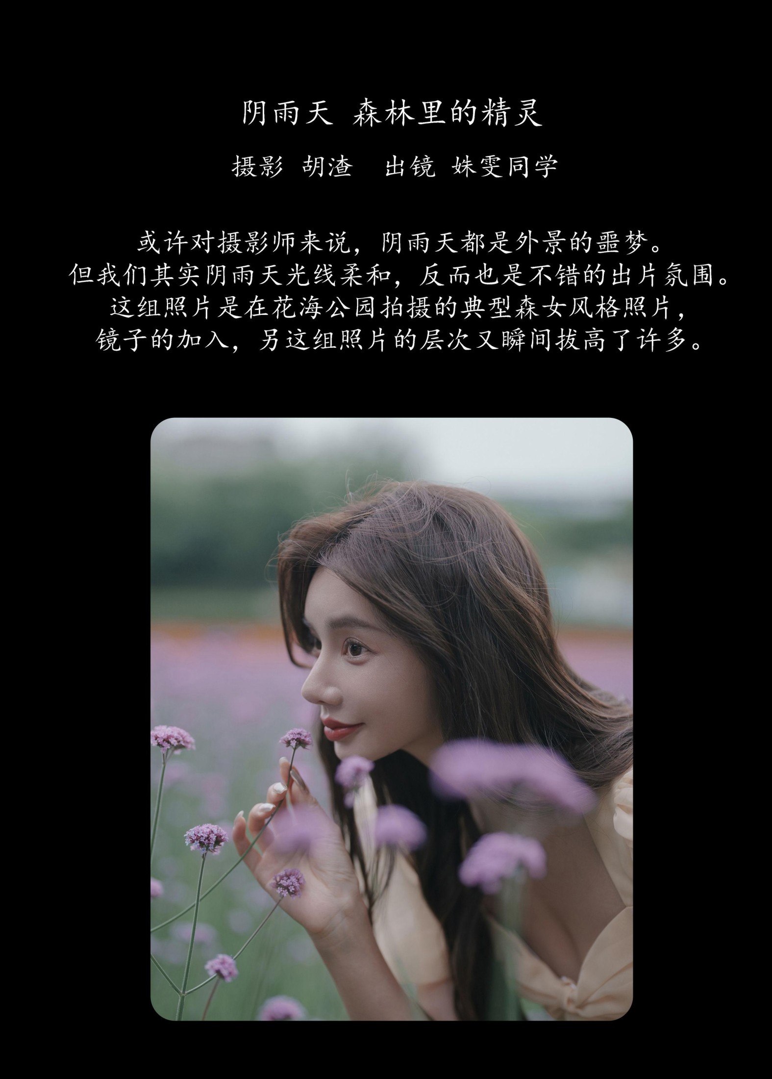 姝雯同学 – 《阴雨天，森林里的精灵》[62P] 插图2