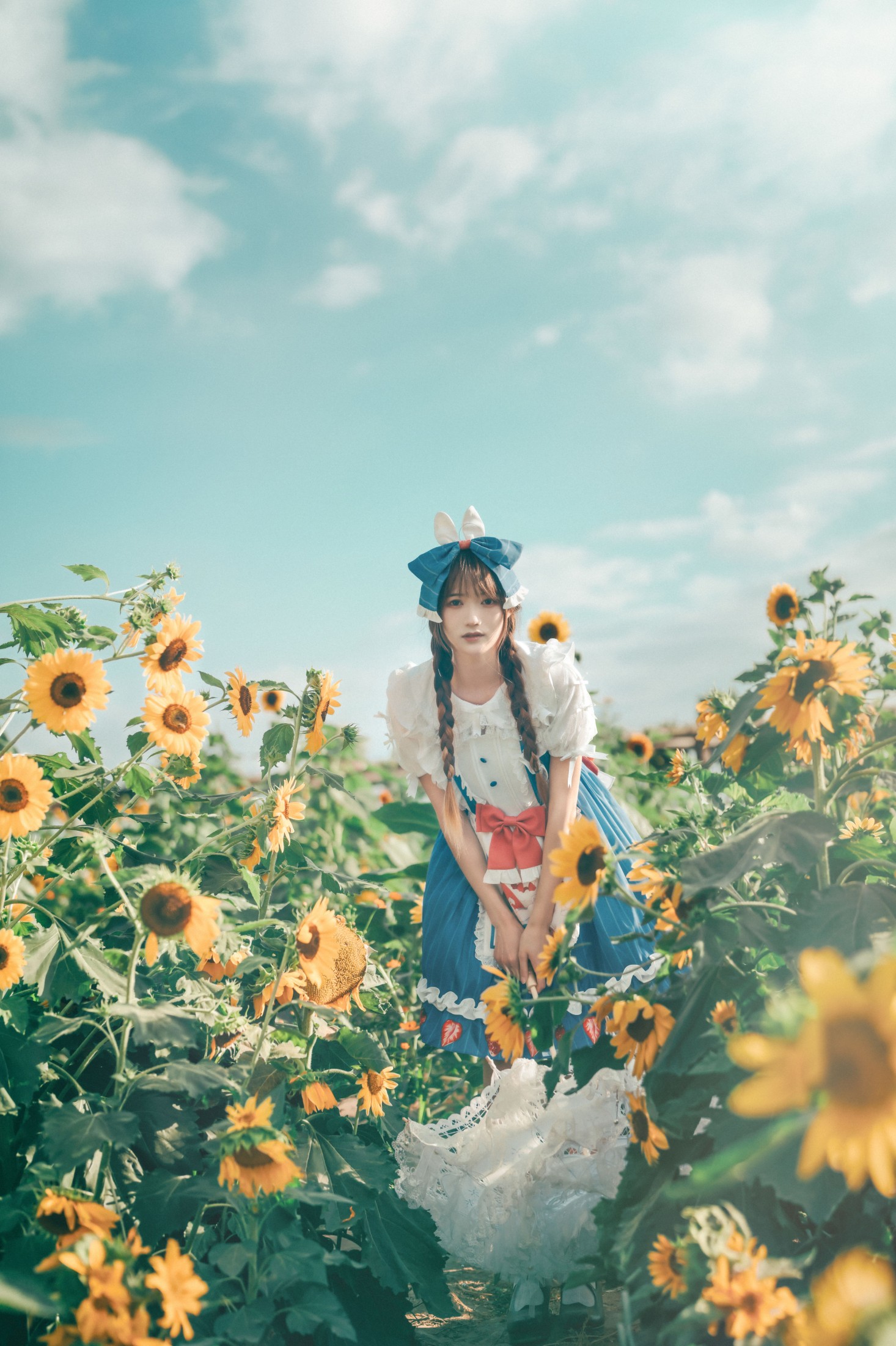 兔子Zzz不吃胡萝卜 – 《甜甜向日葵女孩》[32P] 插图5