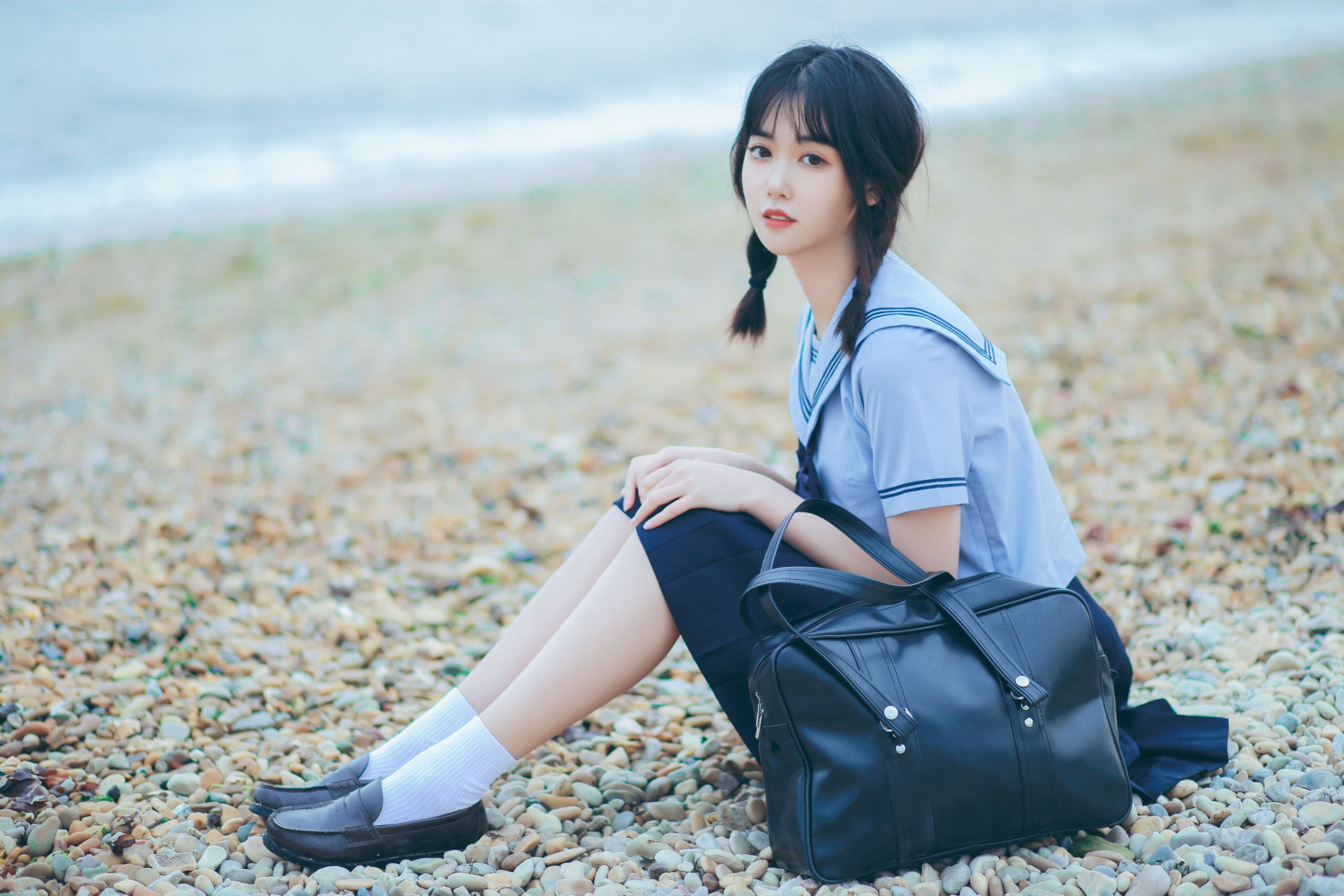 淺櫻桃奈 – 《夏日海边的少女》[26P] 插图4