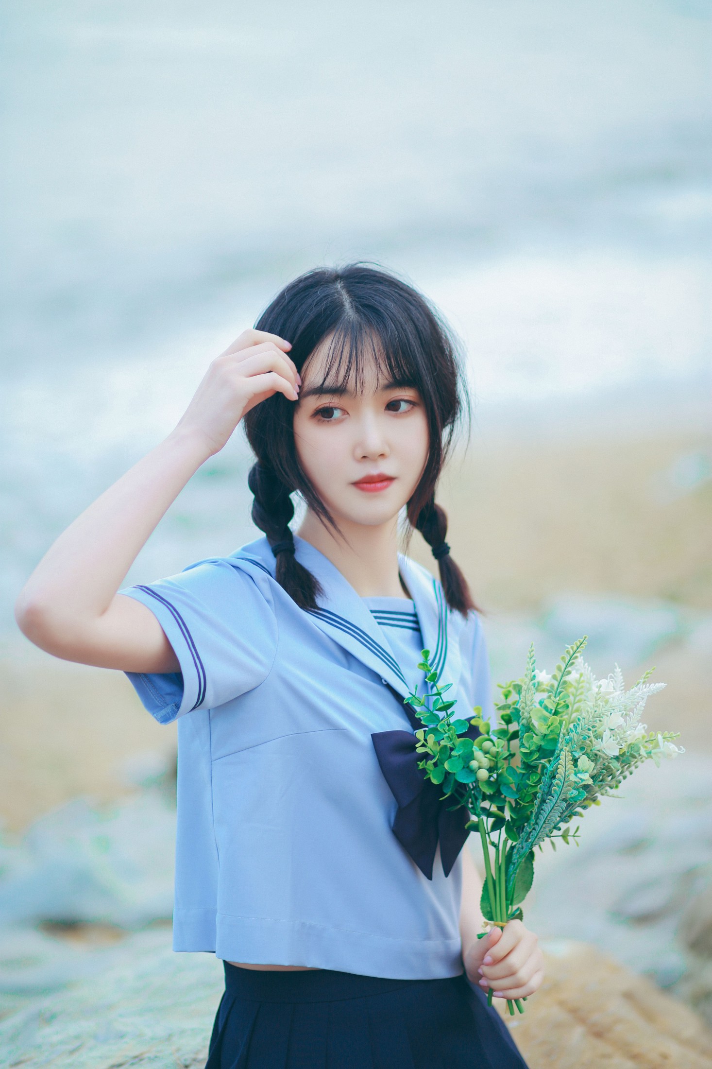 淺櫻桃奈 – 《夏日海边的少女》[26P] 插图3