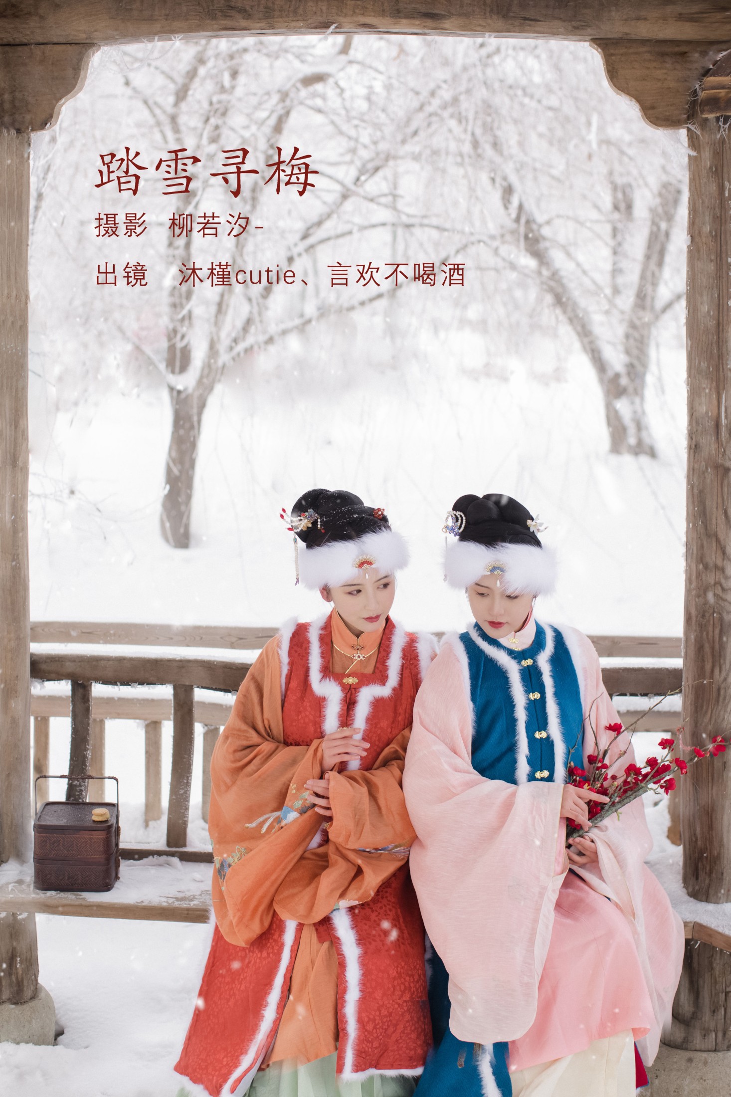 言欢不喝酒 沐槿cutie – 《踏雪寻梅》[26P]-66COS