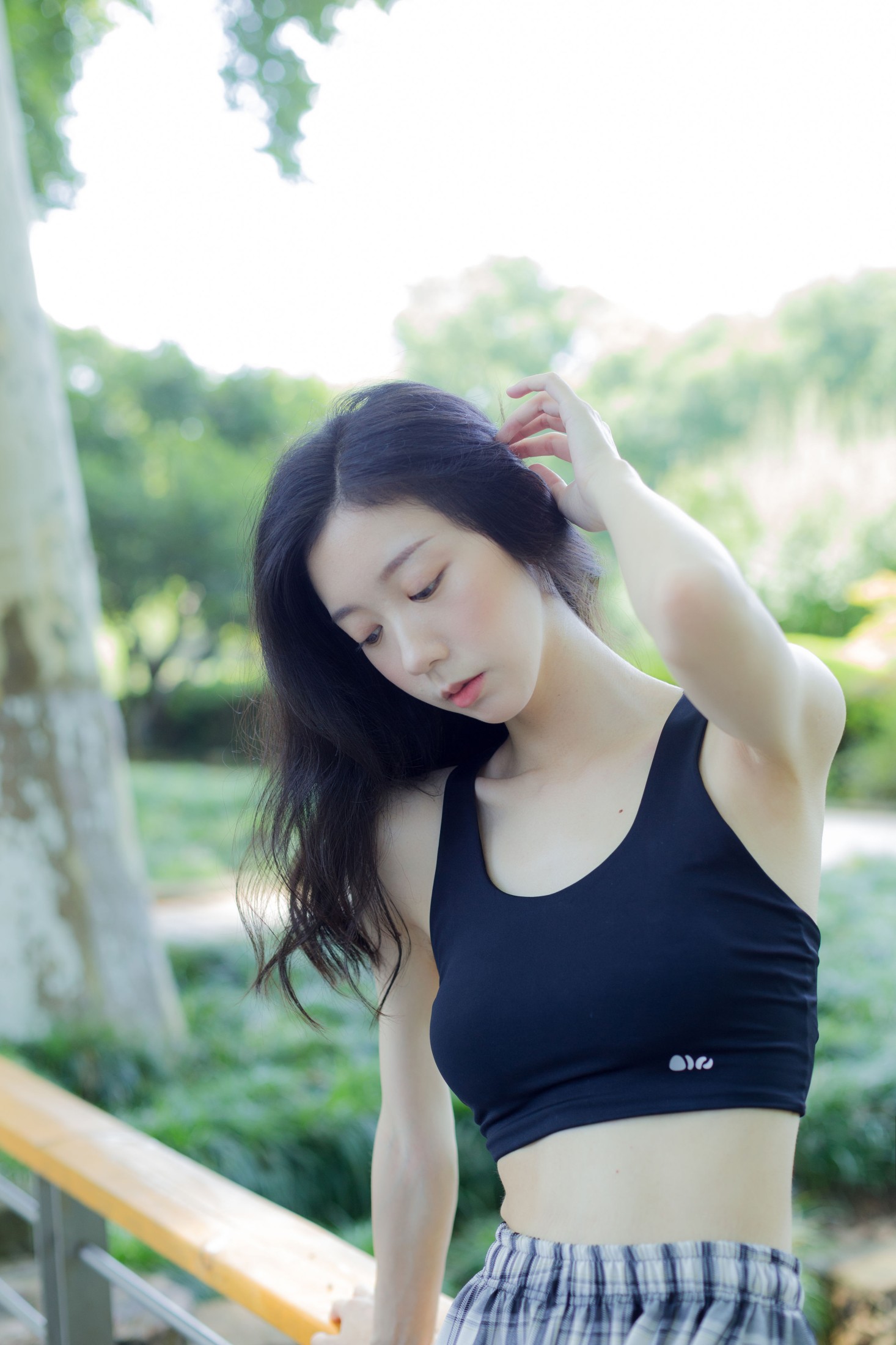 饲猫少女- – 《晨练日》[27P] 插图5