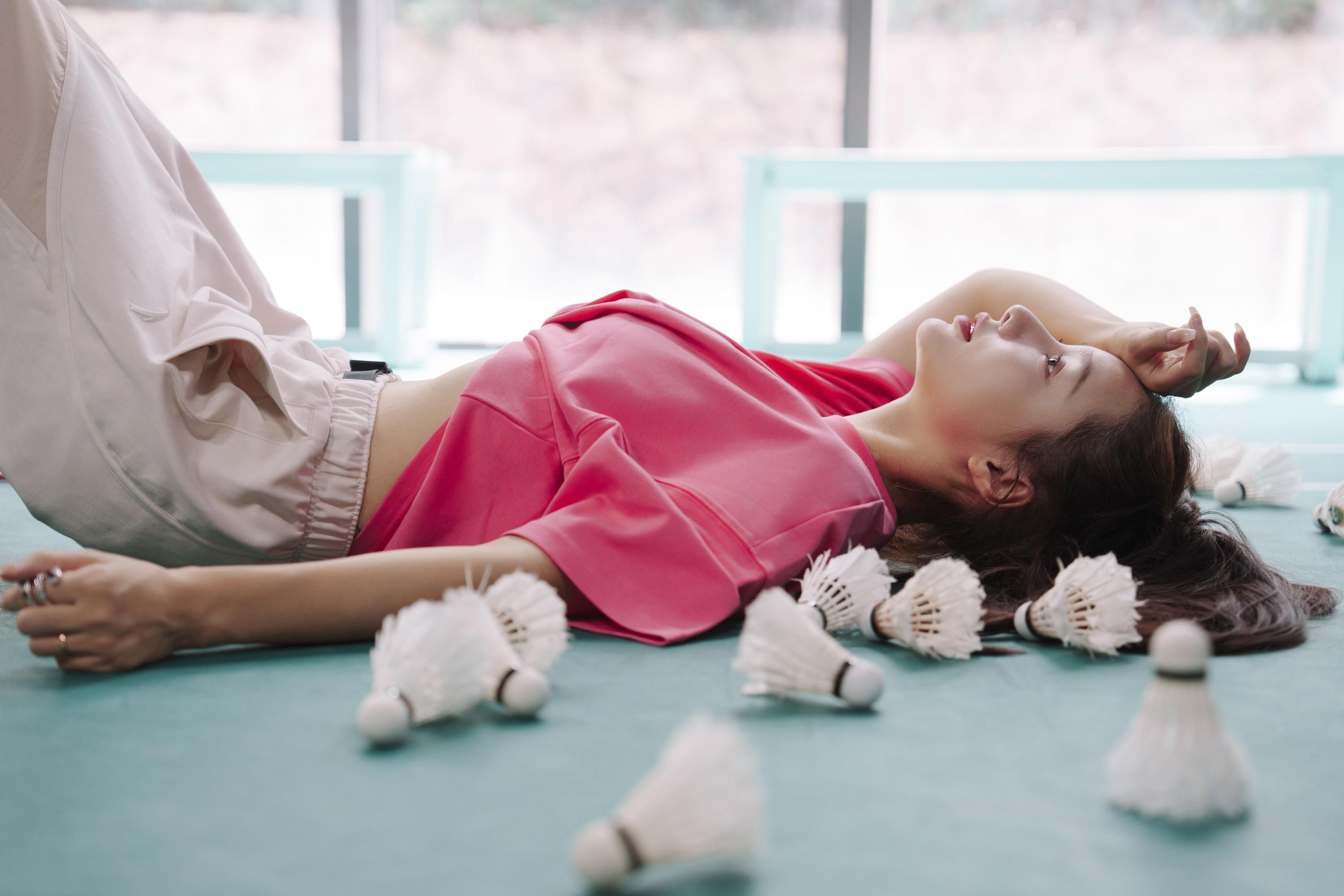 姝雯同学 – 《万物皆可拍，羽毛球馆运动写真》[63P] 插图3