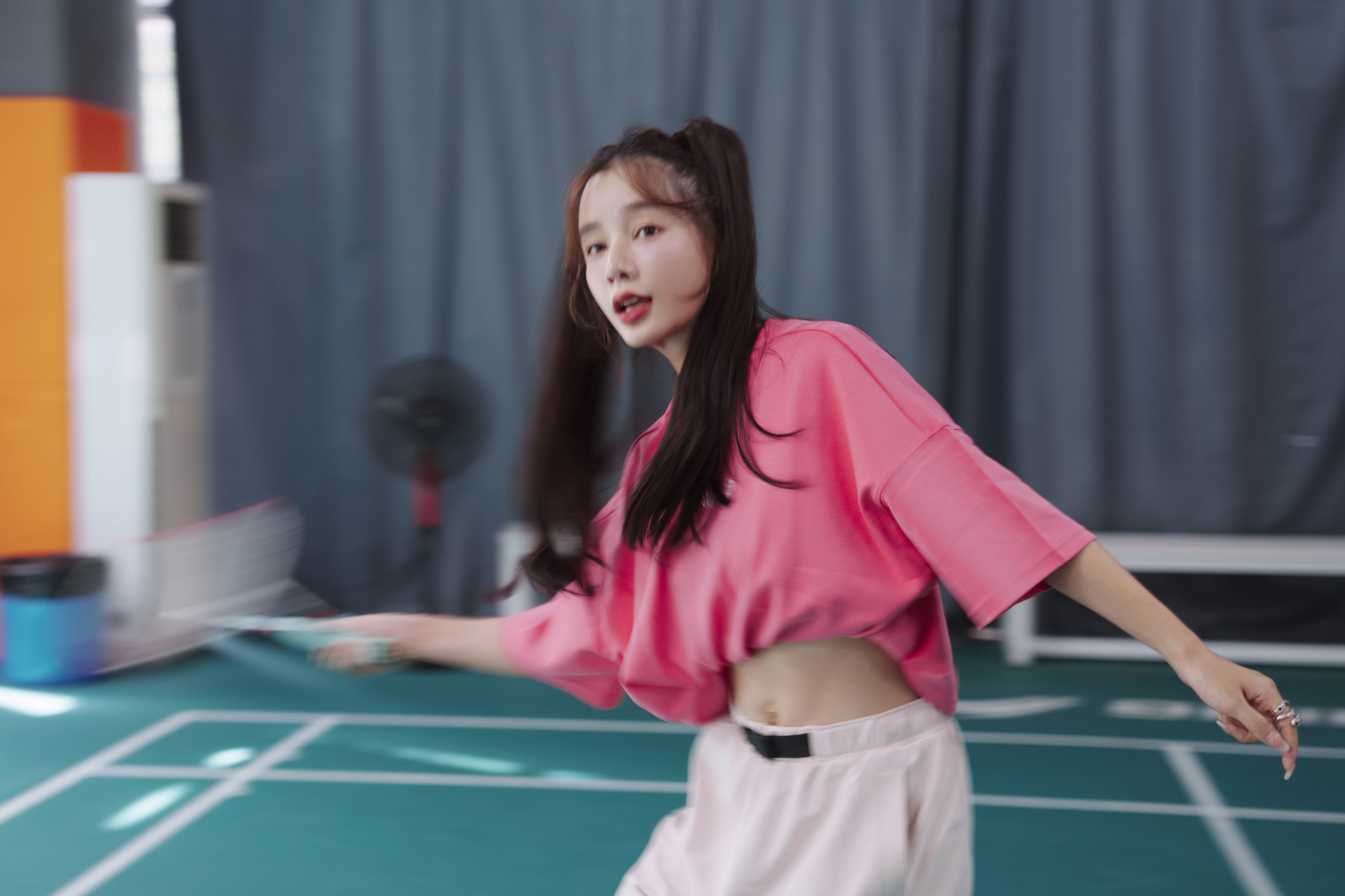 姝雯同学 – 《万物皆可拍，羽毛球馆运动写真》[63P] 插图5