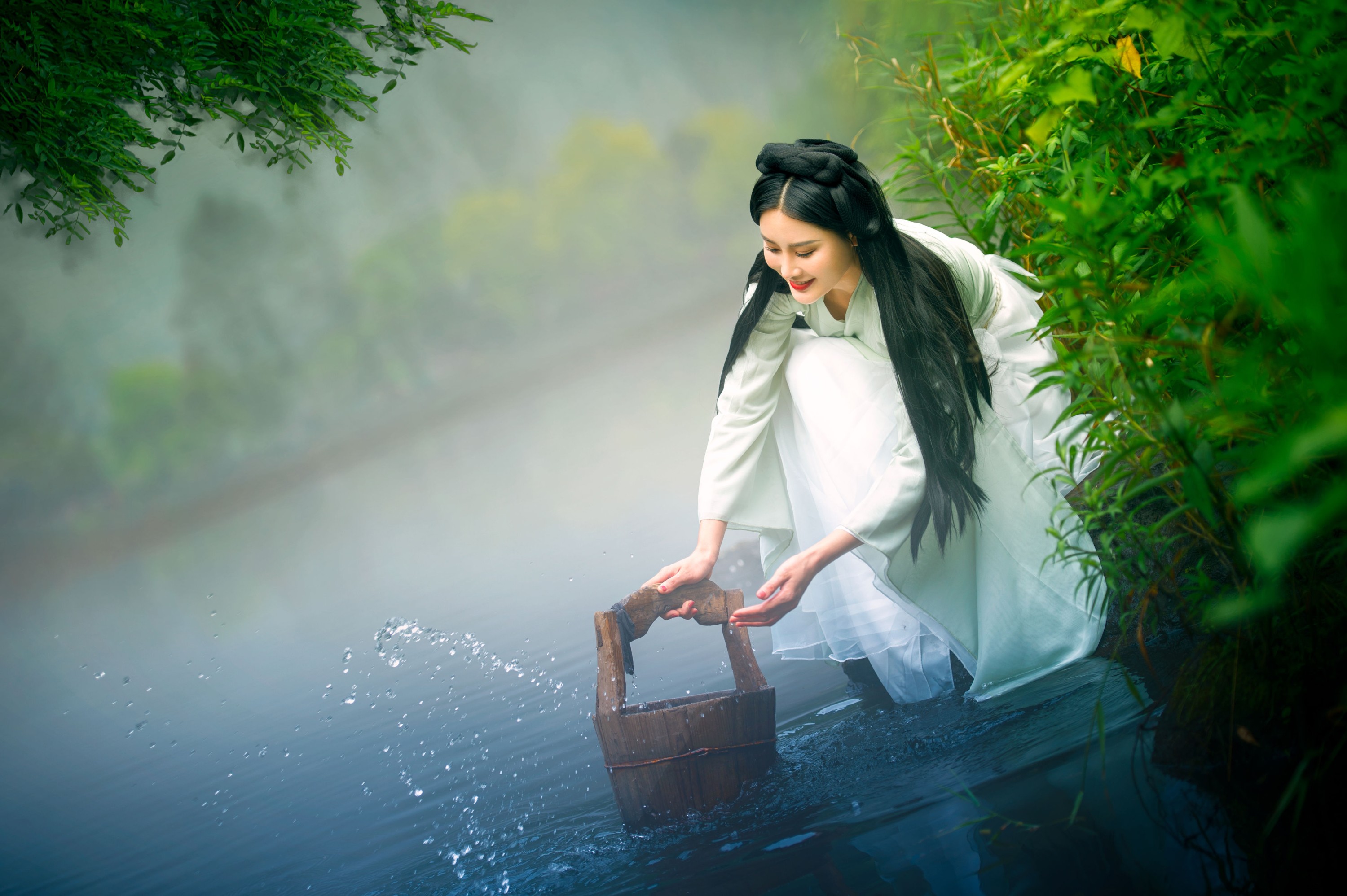 敏敏 – 《湖心雾渔》[28P] 插图5