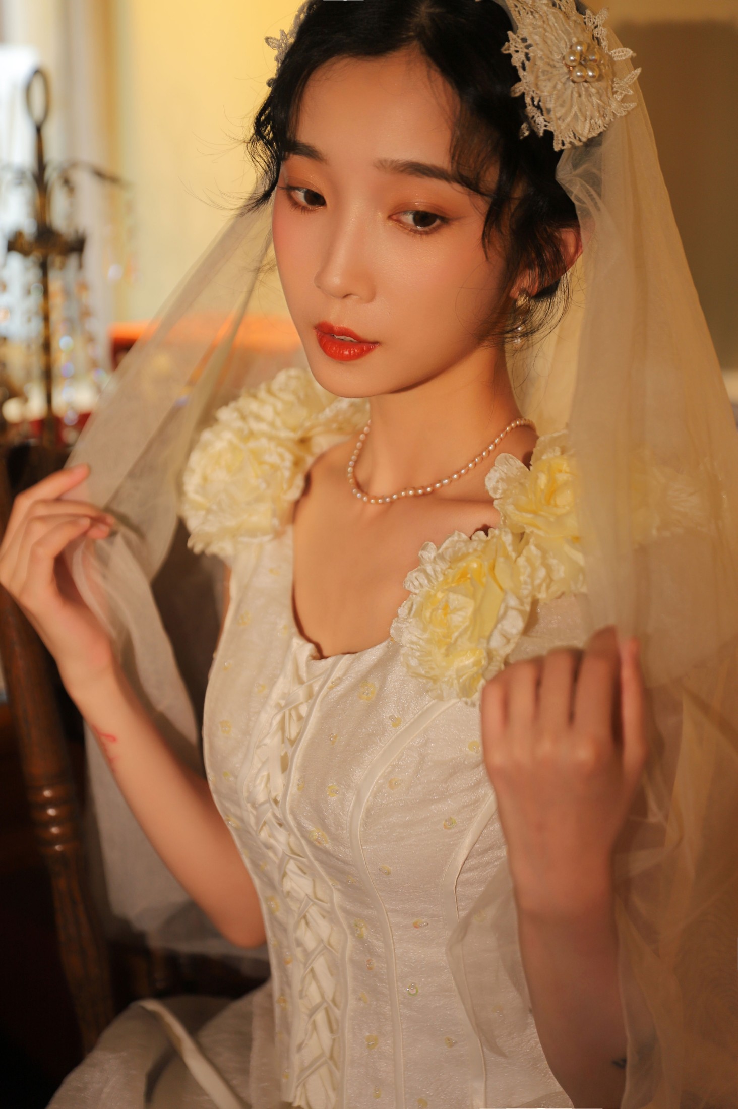 雷梦颖 – 《油画婚纱》[35P] 插图4