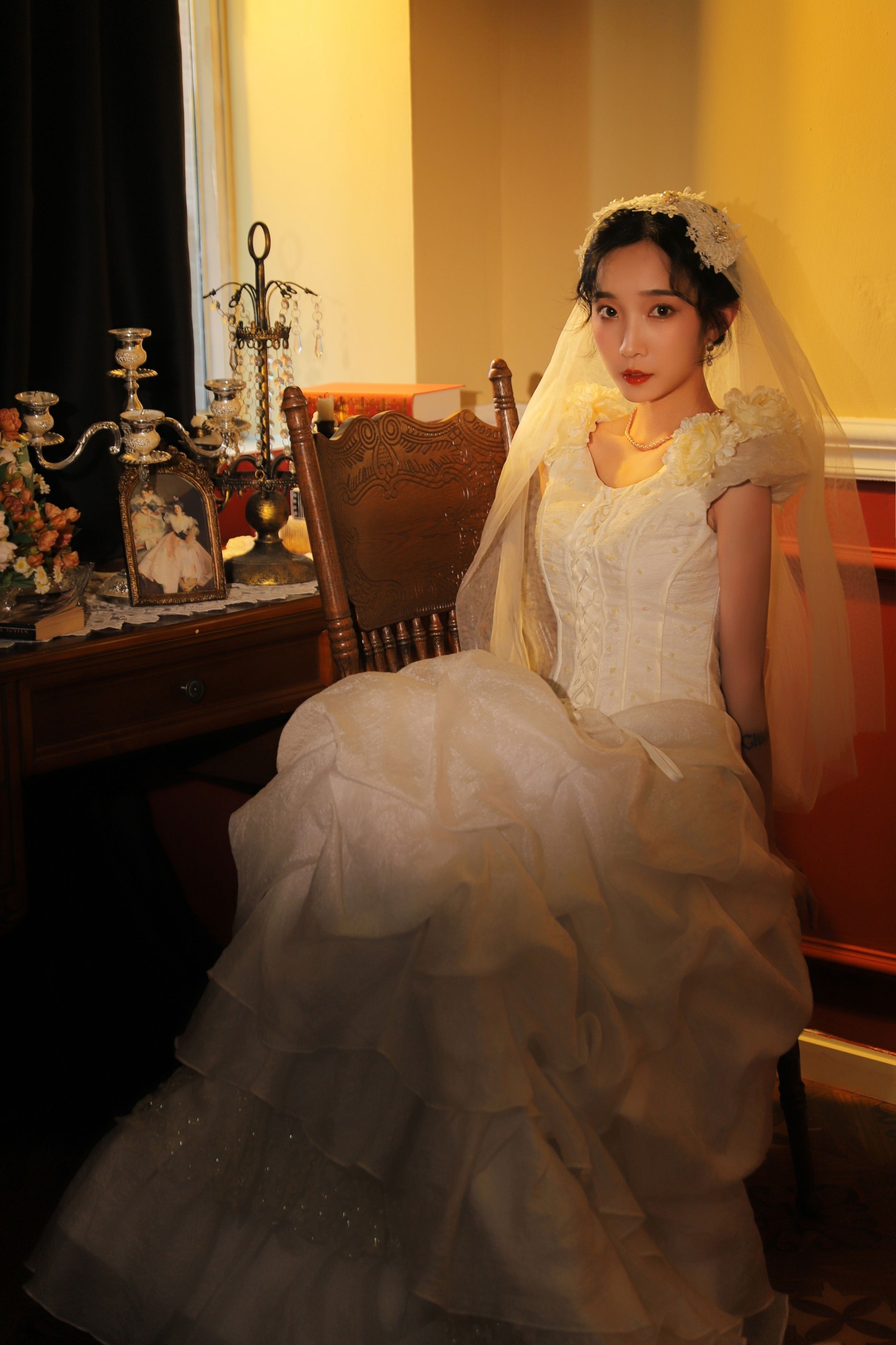 雷梦颖 – 《油画婚纱》[35P] 插图5