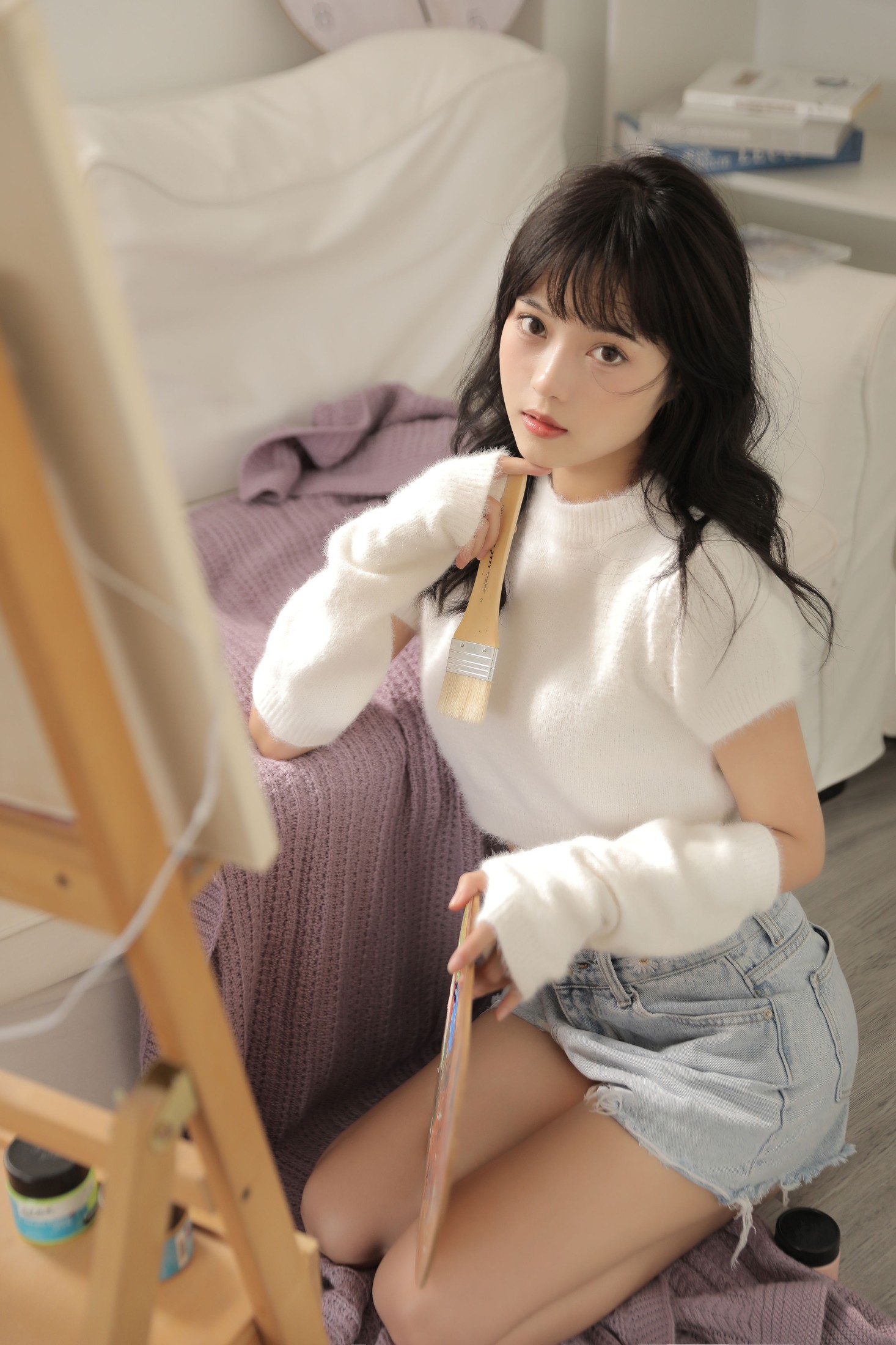 小薇人儿 – 《彩色调色盘》[38P] 插图3