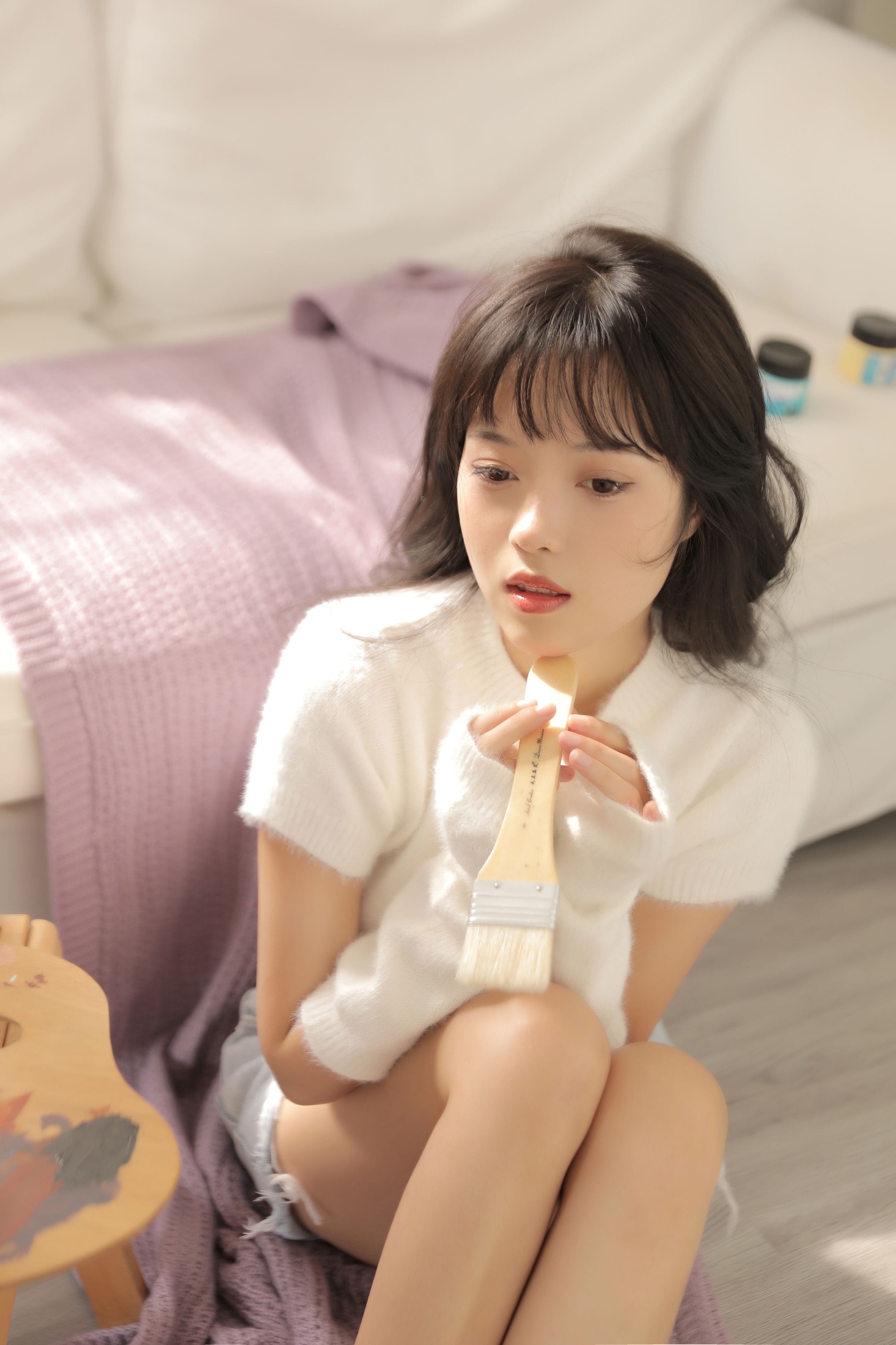 小薇人儿 – 《彩色调色盘》[38P] 插图5