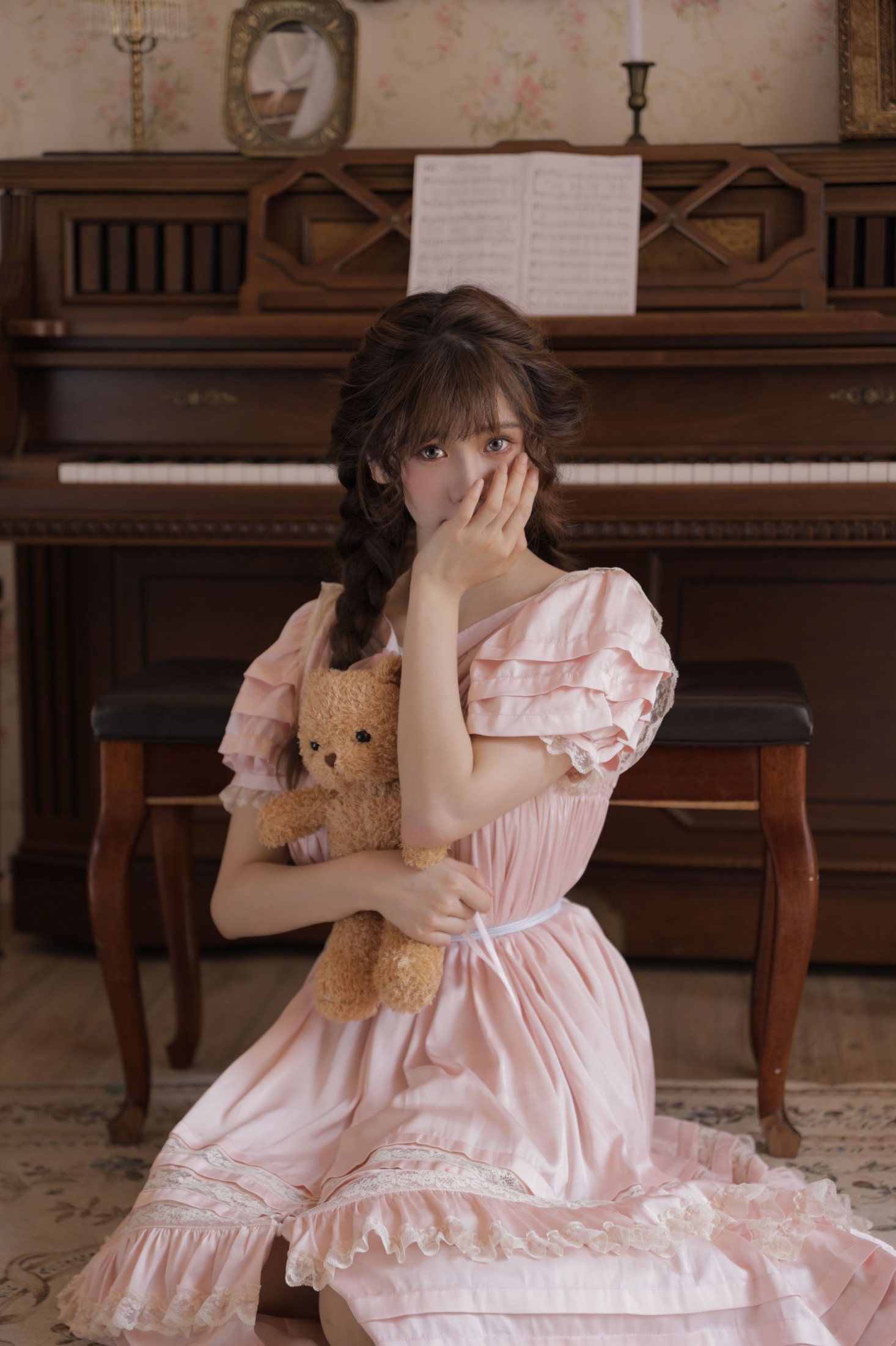 林木婷子 – 《粉色连衣裙》[27P] 插图4