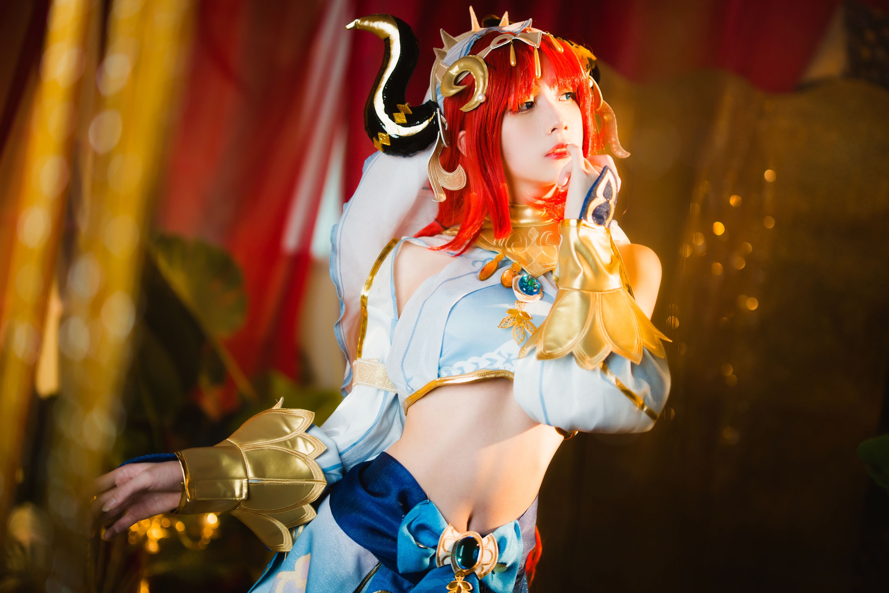 清青琴玖 – 《原神COS · 妮露》[30P] 插图4