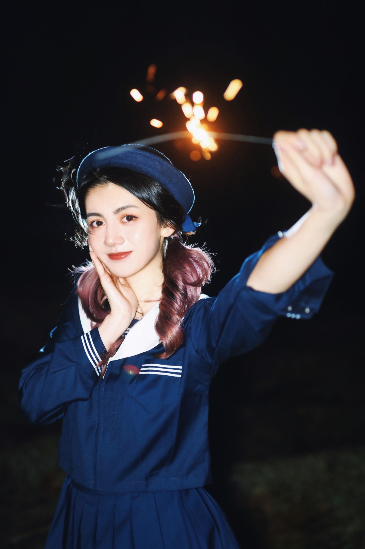 茜akane – 《无人海滩的烟火》[25P] 插图4