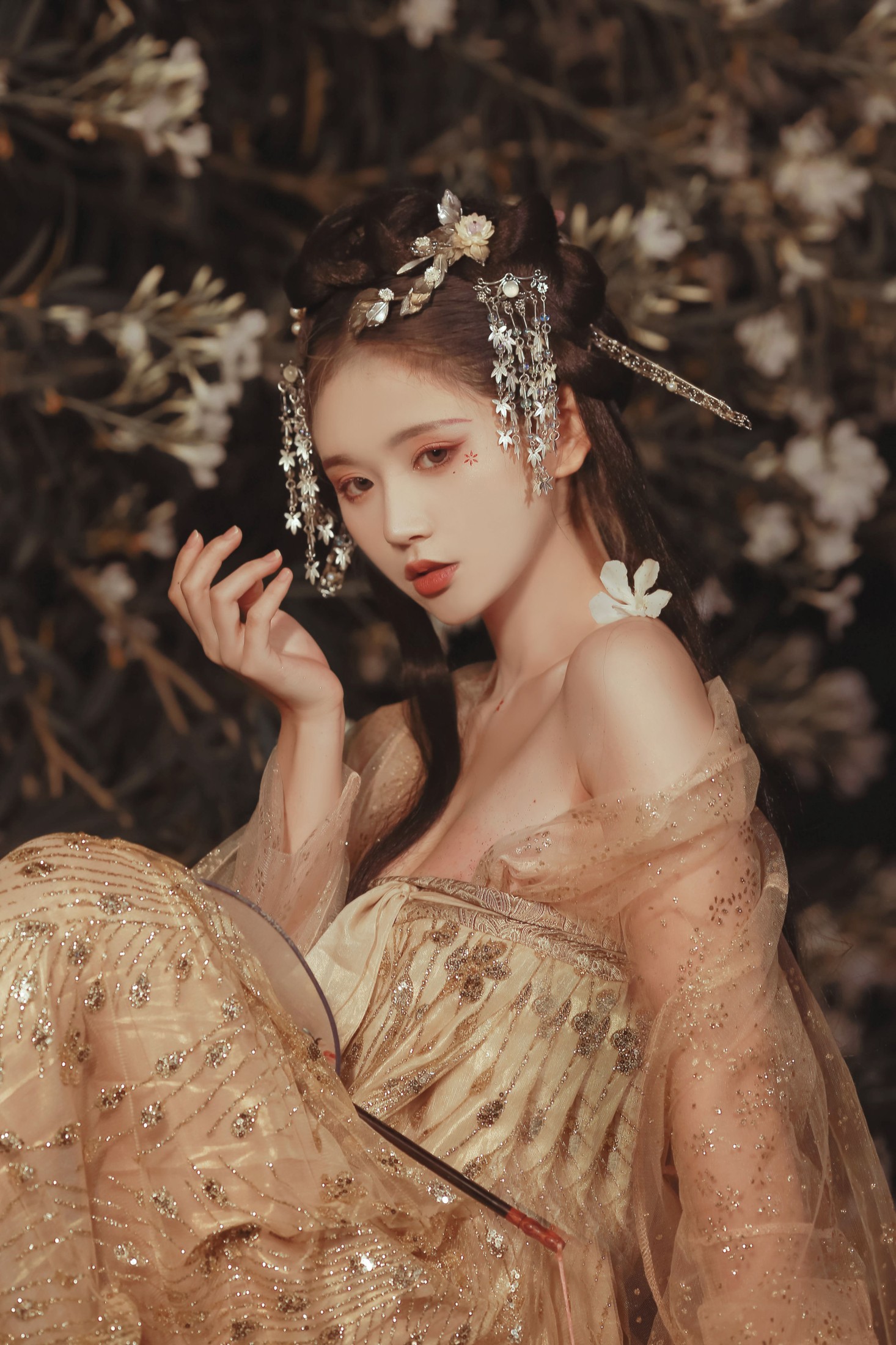 奶文文 – 《满身花影倩人扶》[23P] 插图3