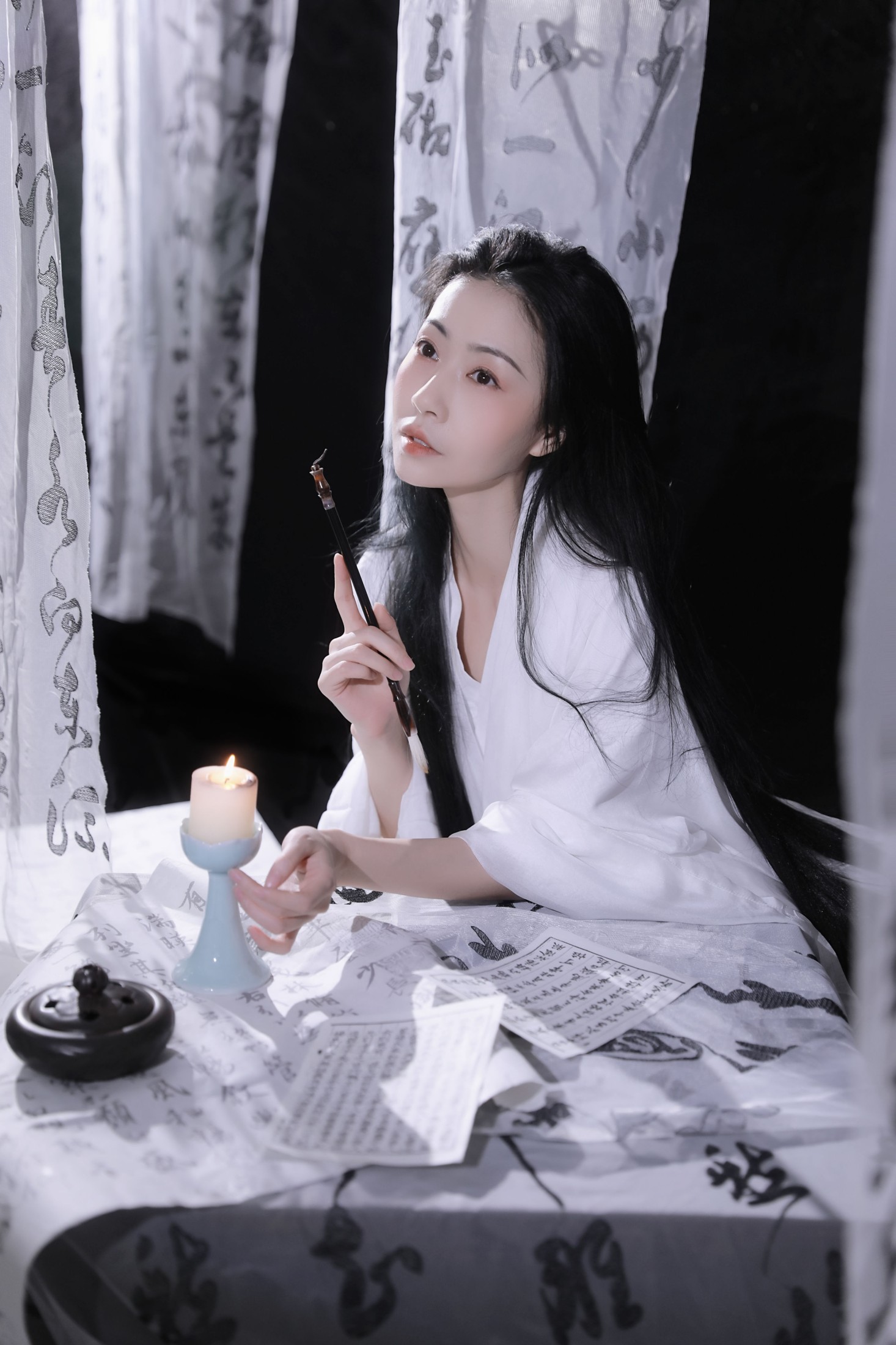 媛媛月舞 – 《提笔写月》[20P] 插图3