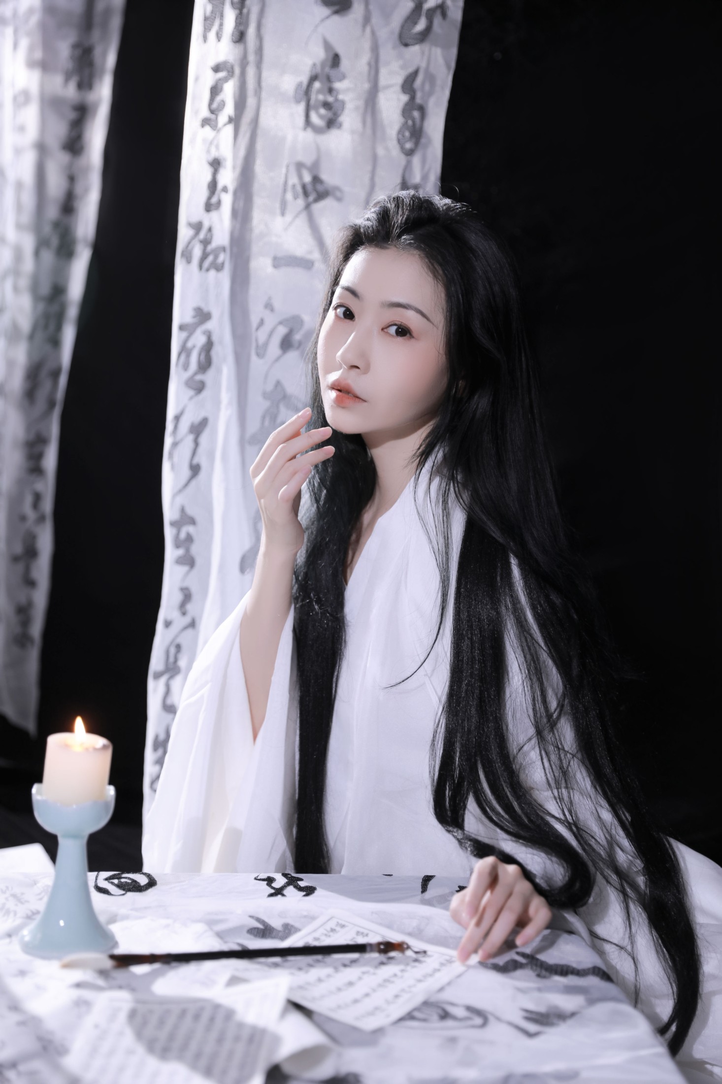 媛媛月舞 – 《提笔写月》[20P] 插图5