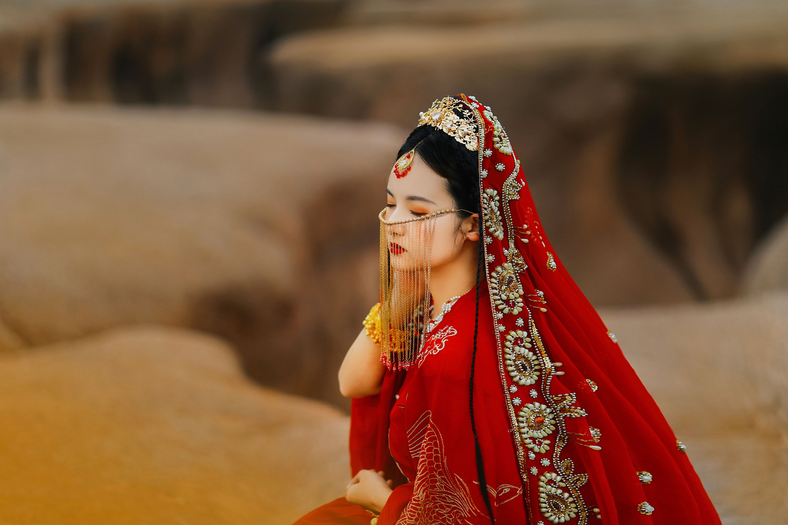 LLIYaNinG – 《西域美人》[22P] 插图3