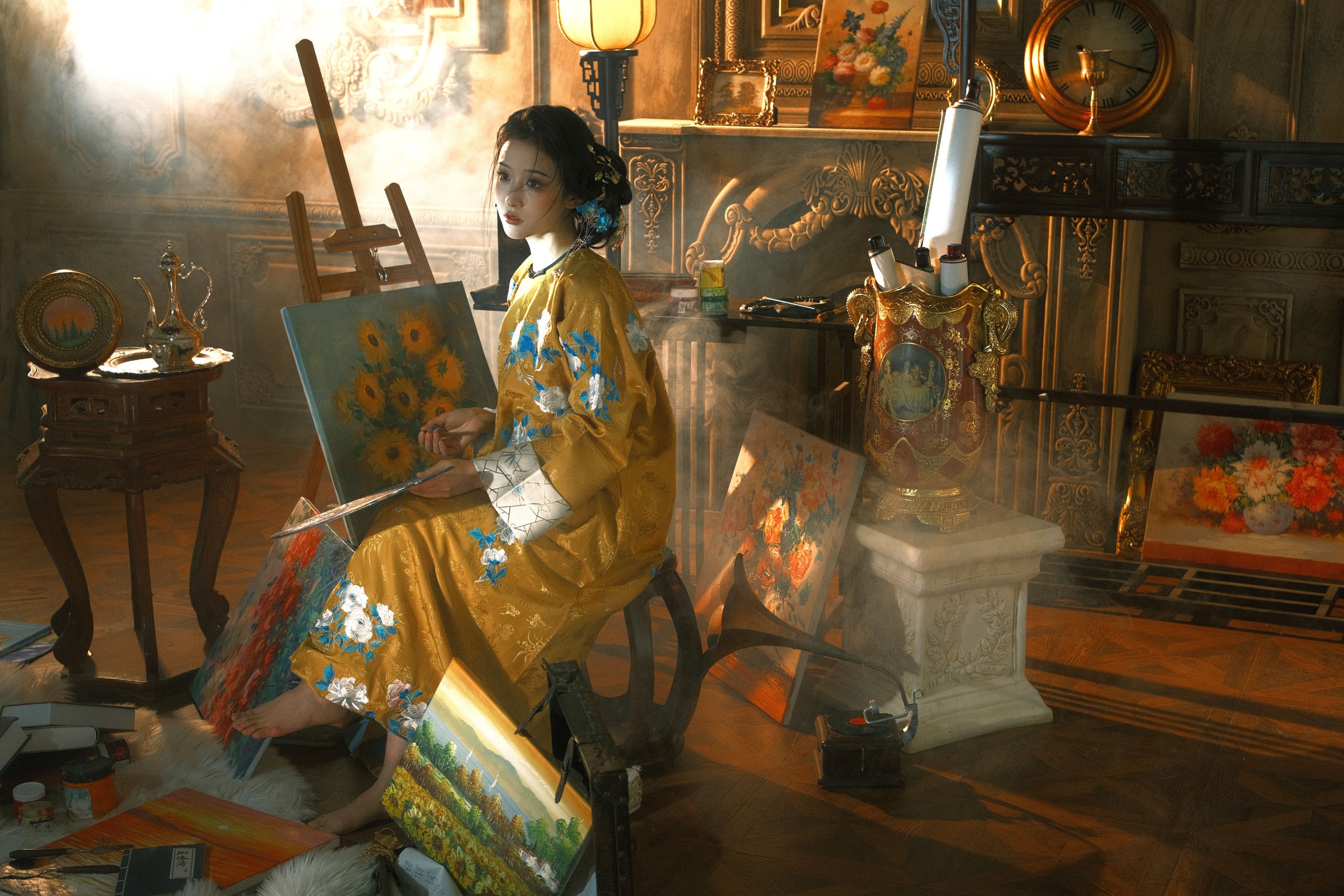 不及丿 – 《西方画展上的东方女人》[20P] 插图4