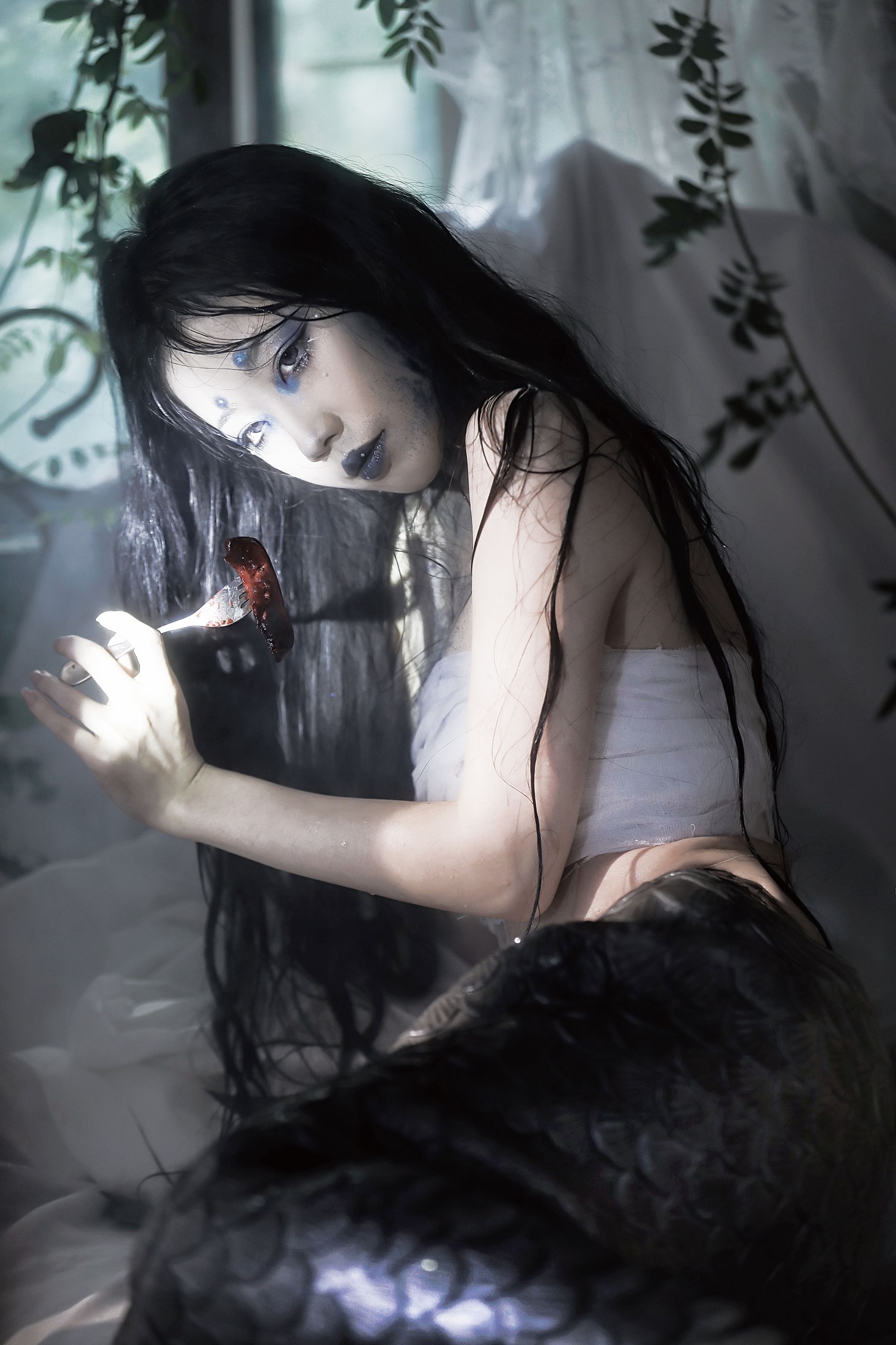 灵魂出逃空川子 – 《人鱼雕像》[30P] 插图3