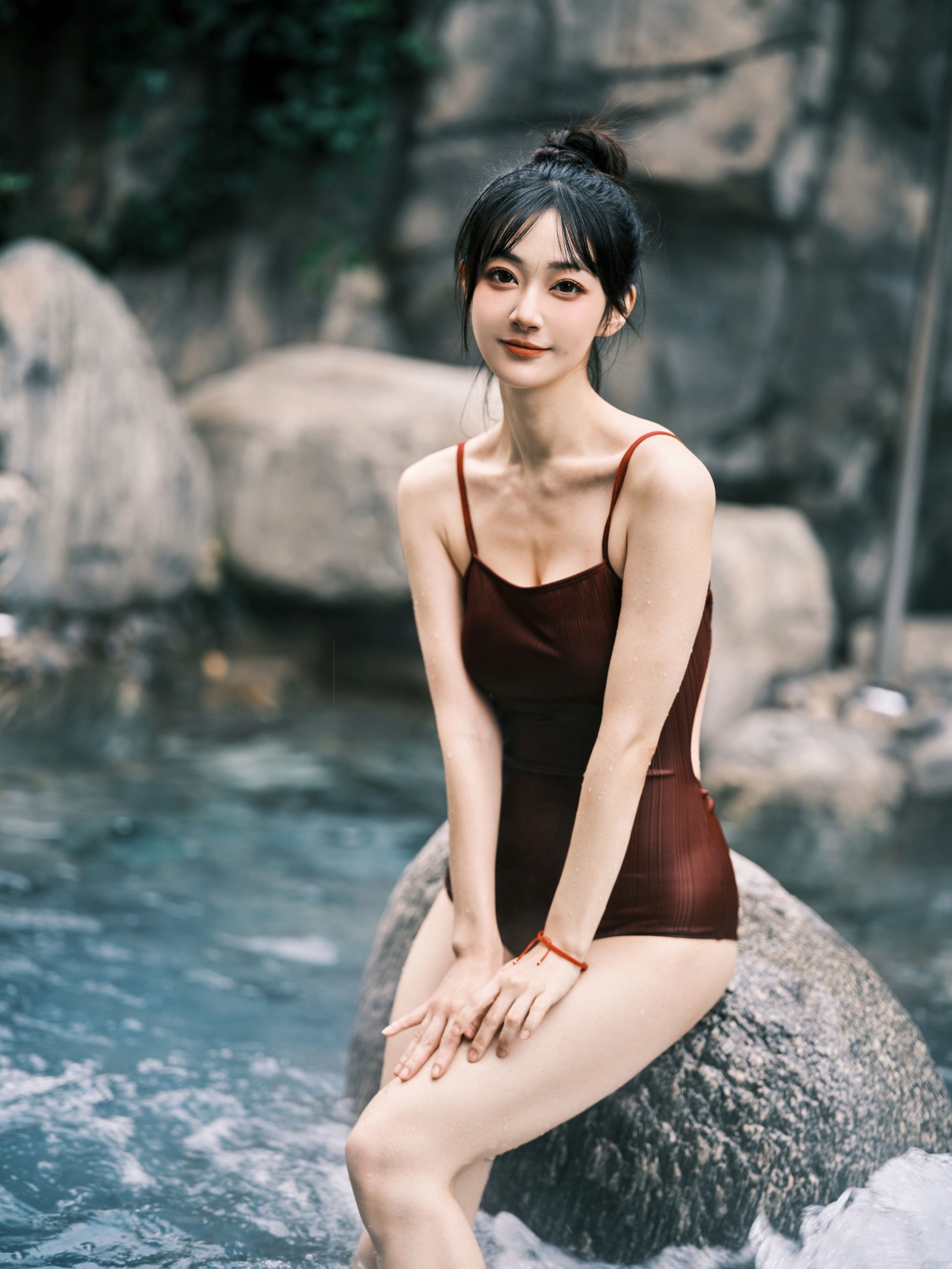 飞鸟咕咕- – 《温泉红》[44P] 插图4