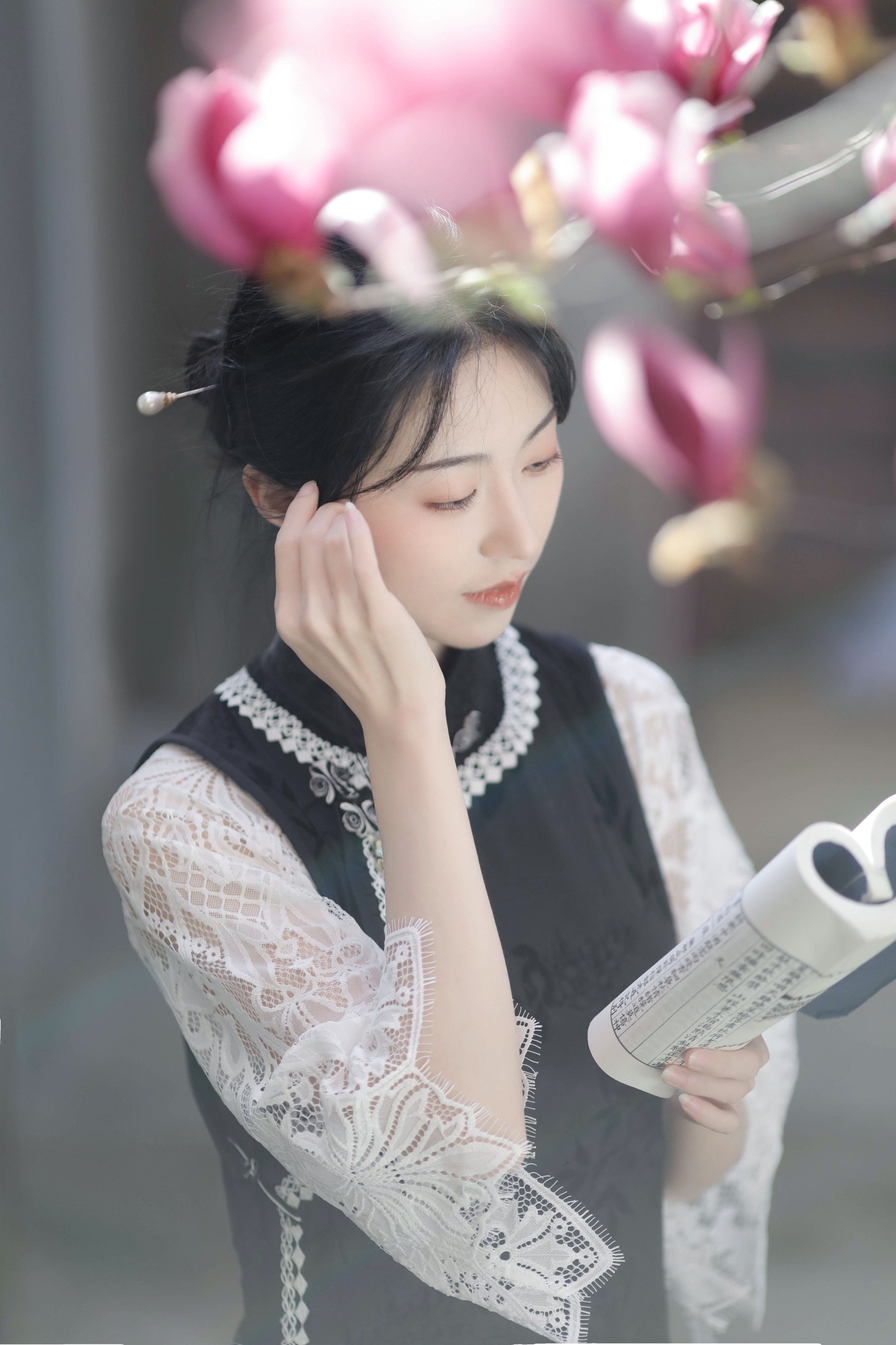 粉面姑娘 – 《玉兰花》[27P] 插图5