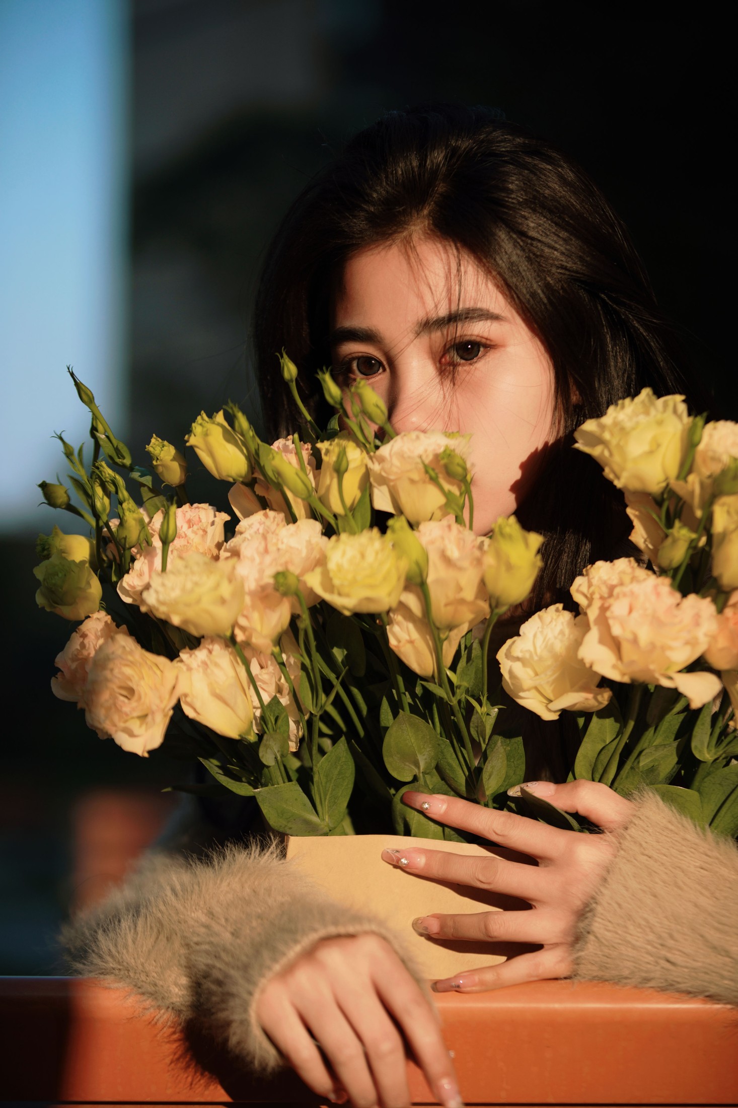 思分 – 《光影与晚霞下的少女》[21P] 插图5