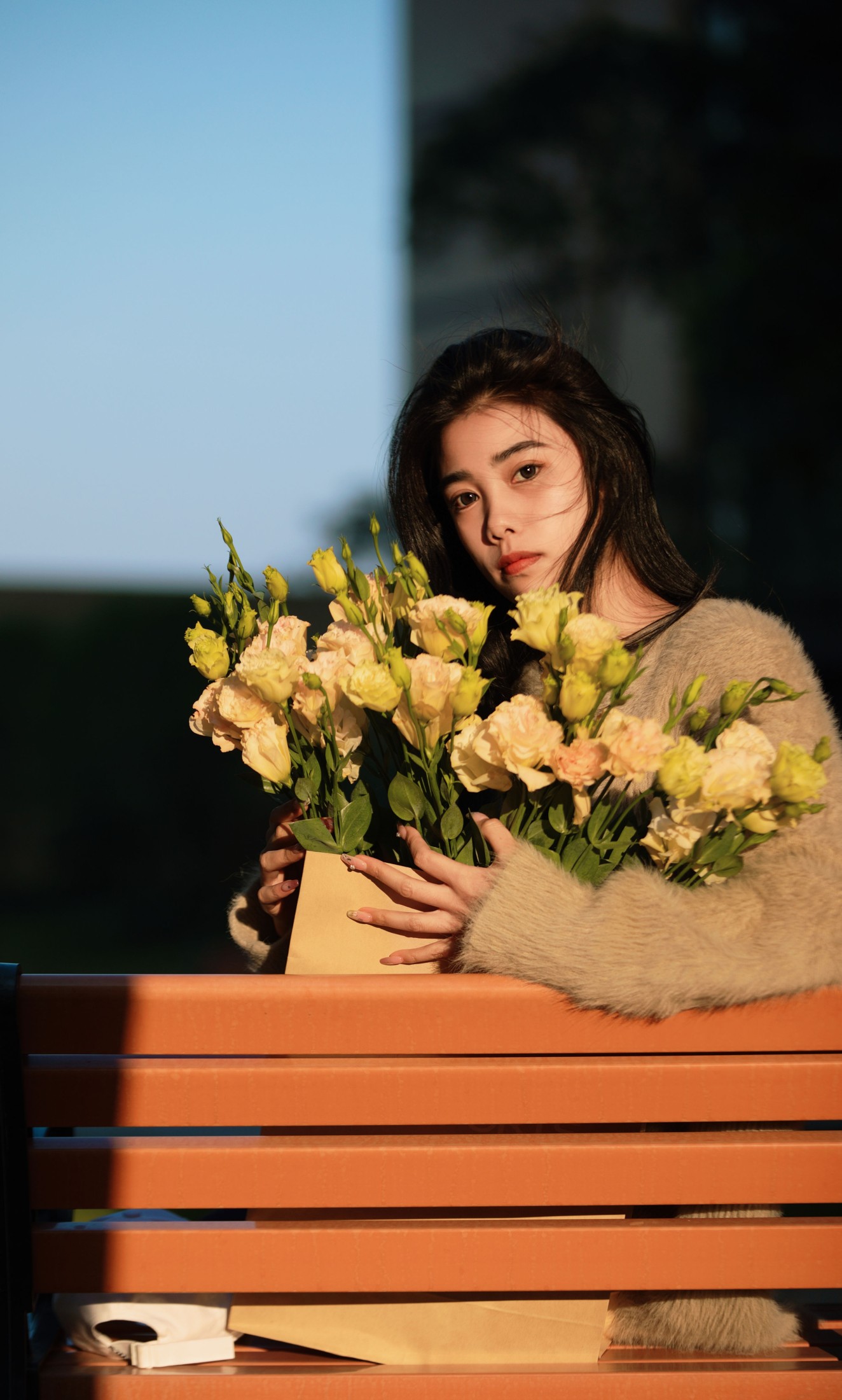 思分 – 《光影与晚霞下的少女》[21P] 插图3