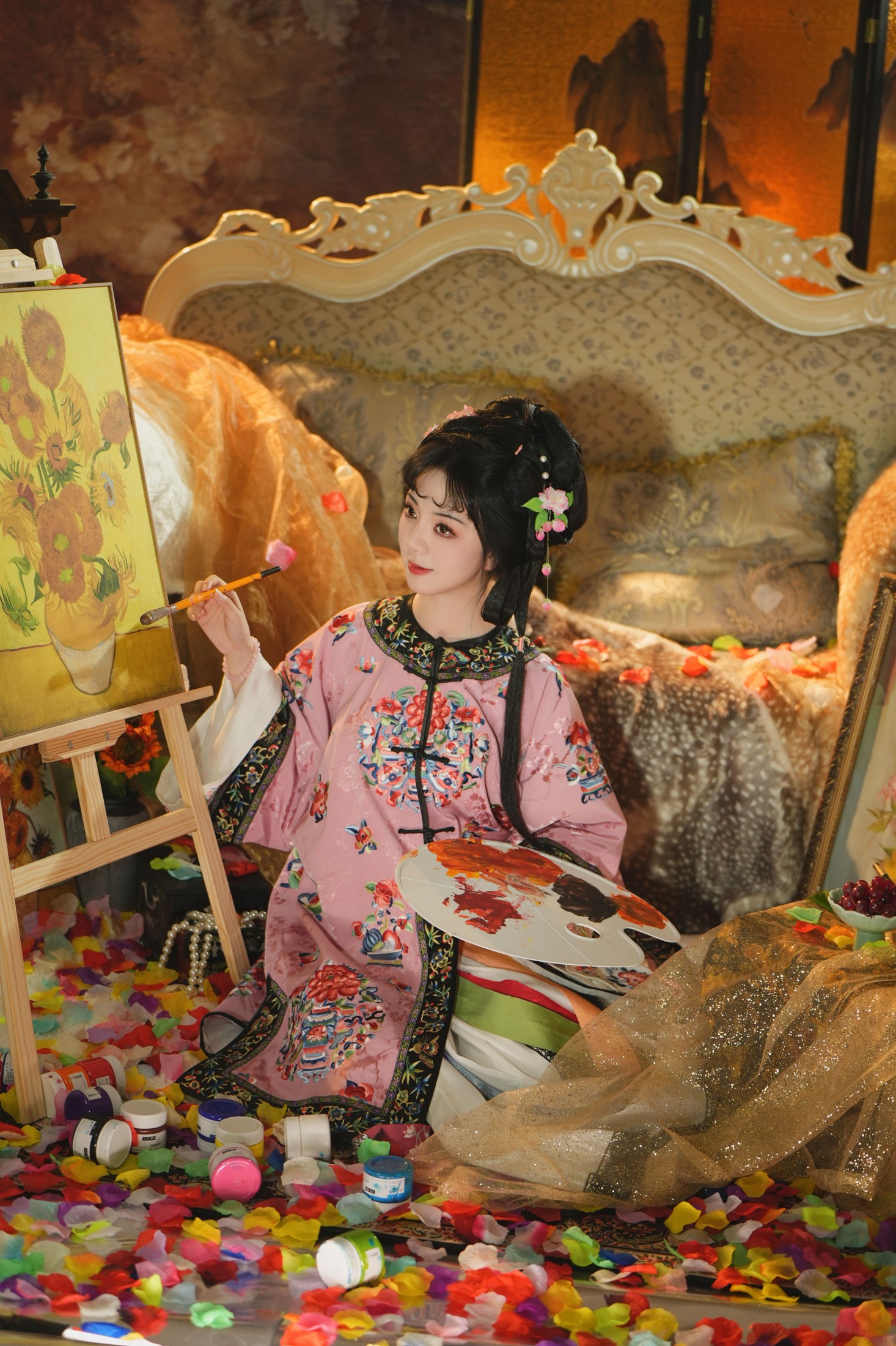 千雪呀 – 《油画清汉女》[20P] 插图5