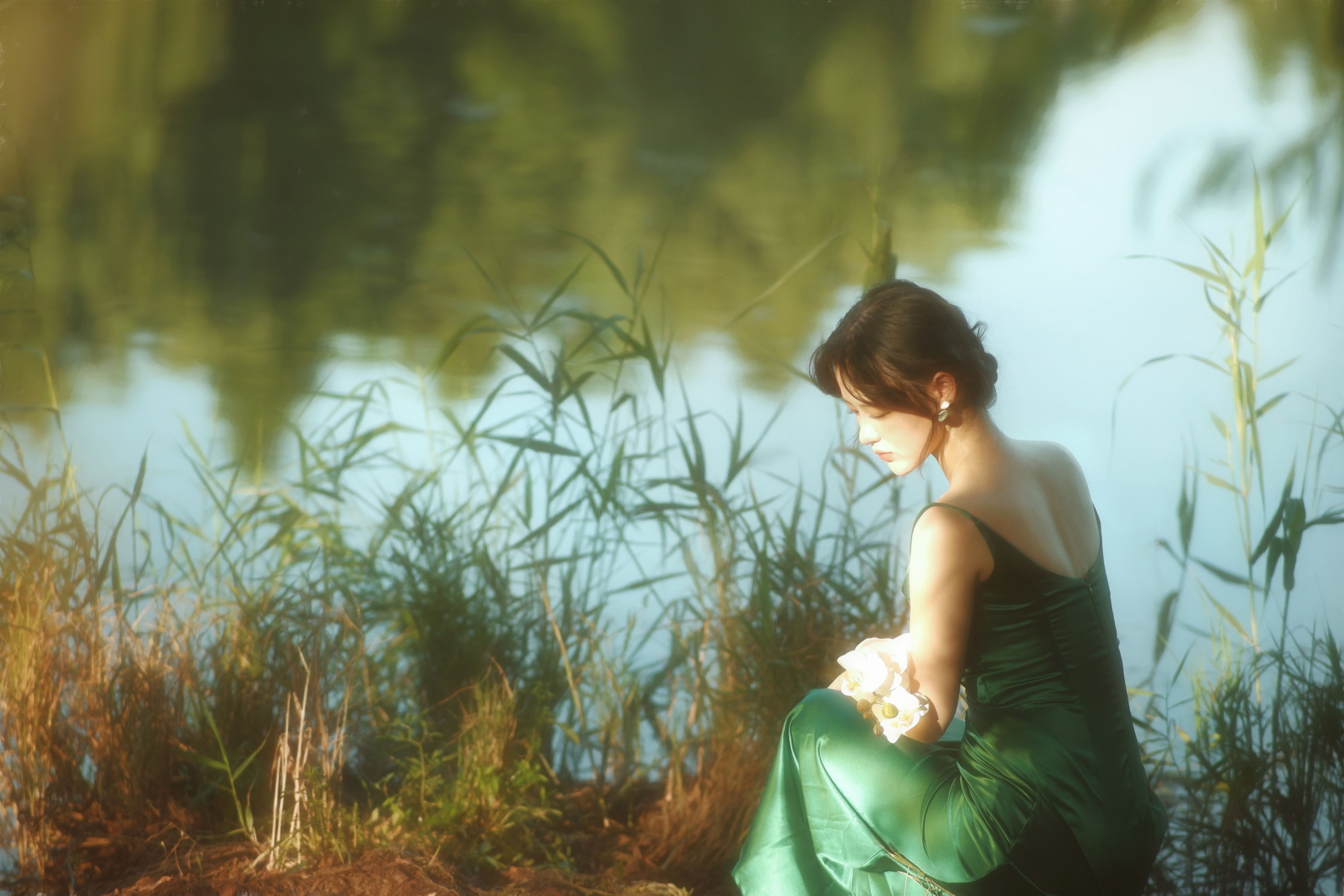 月白星稀 – 《油画少女》[23P] 插图3