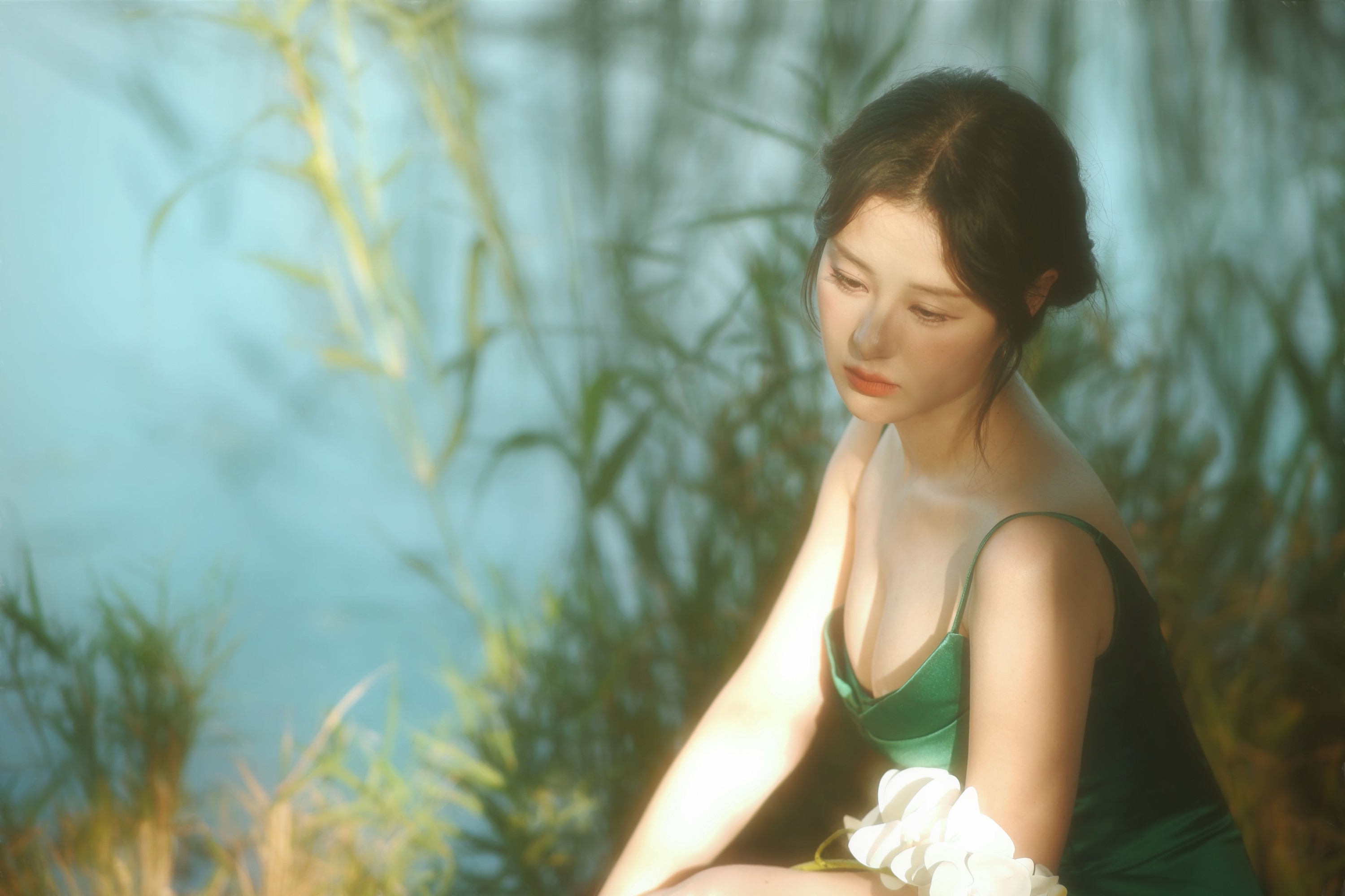 月白星稀 – 《油画少女》[23P] 插图5