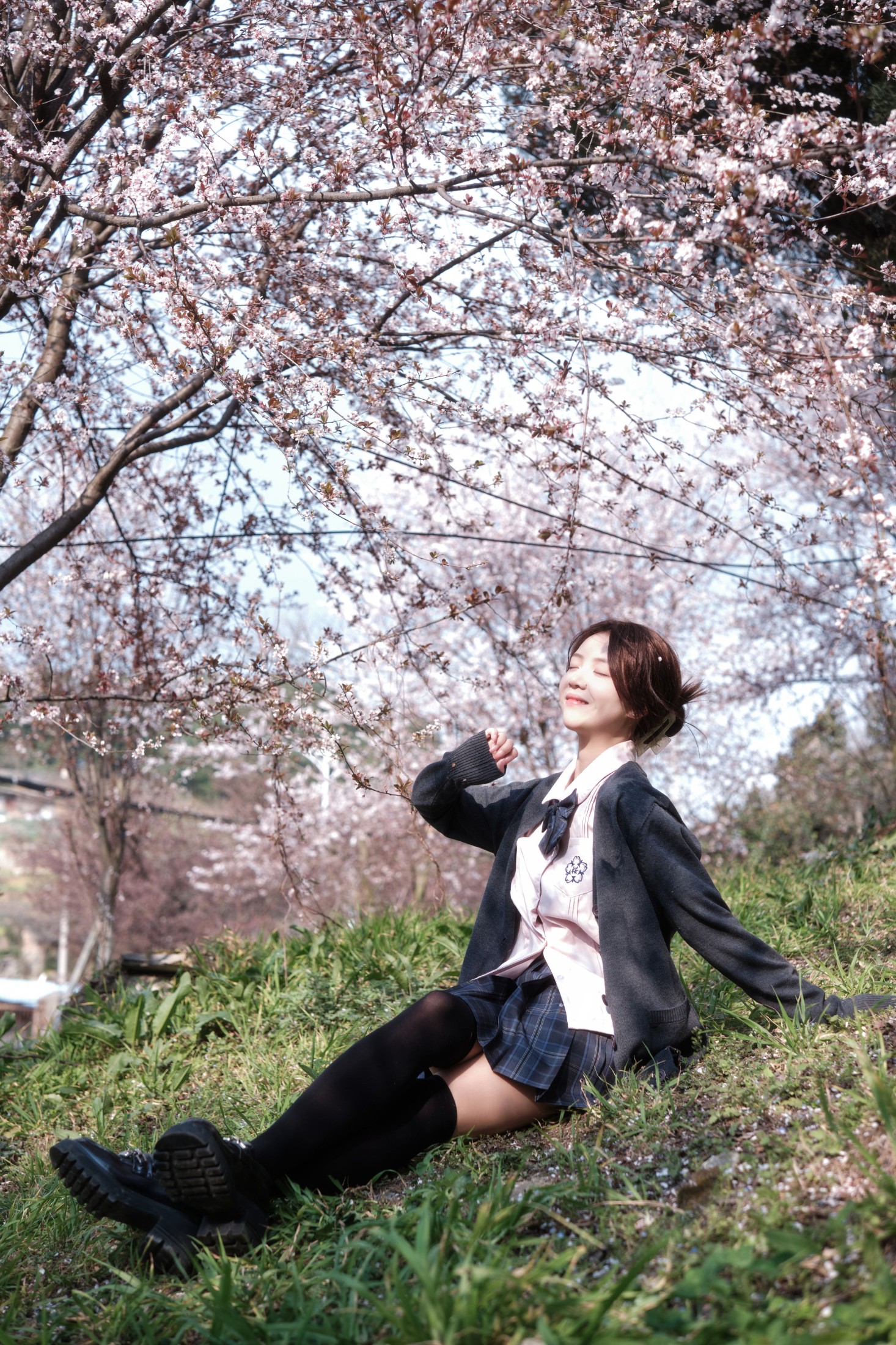 佳佳 – 《紫叶李jk》[31P] 插图5