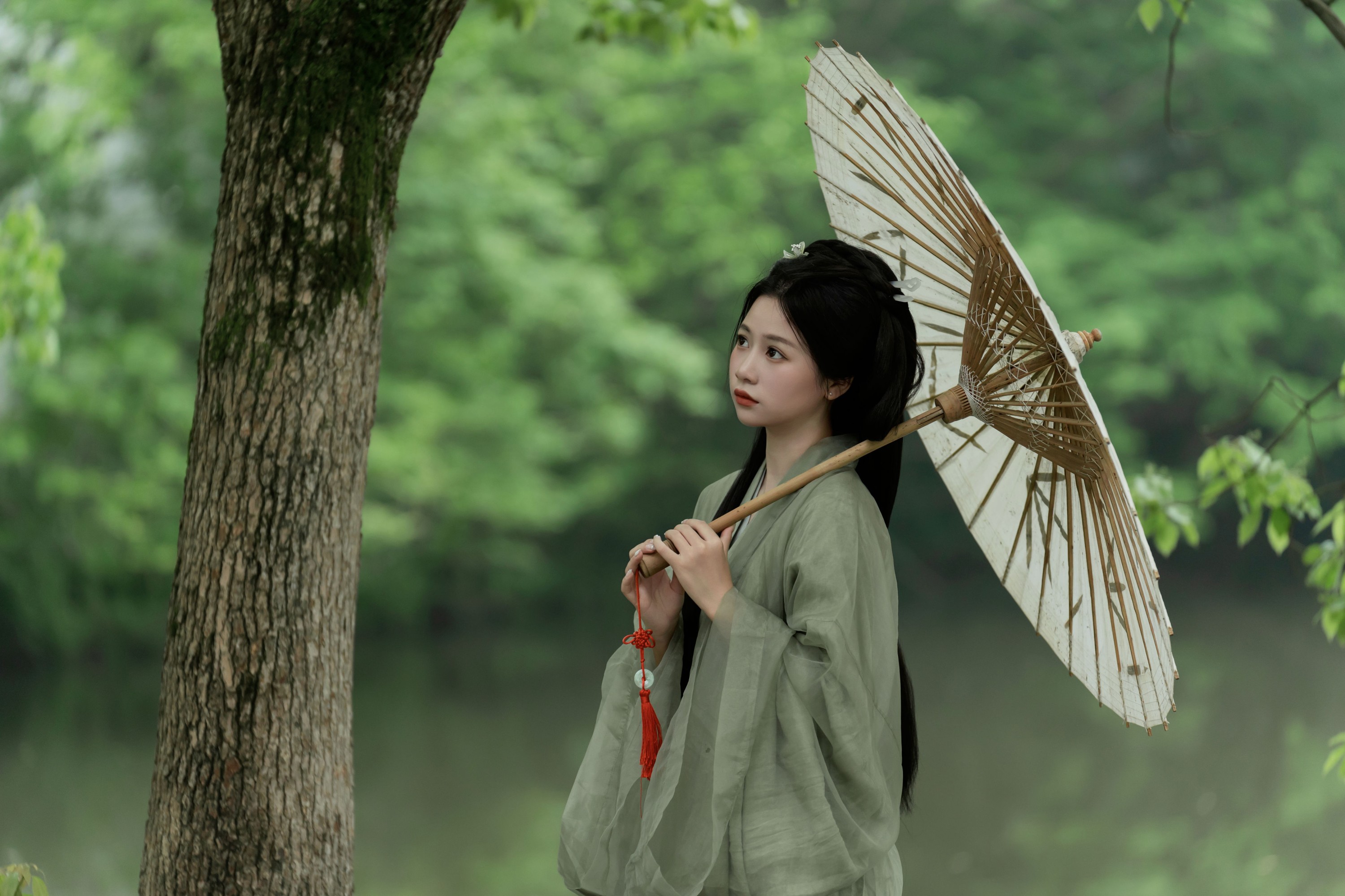 橙子舒 – 《绿色烟雨中》[23P] 插图5