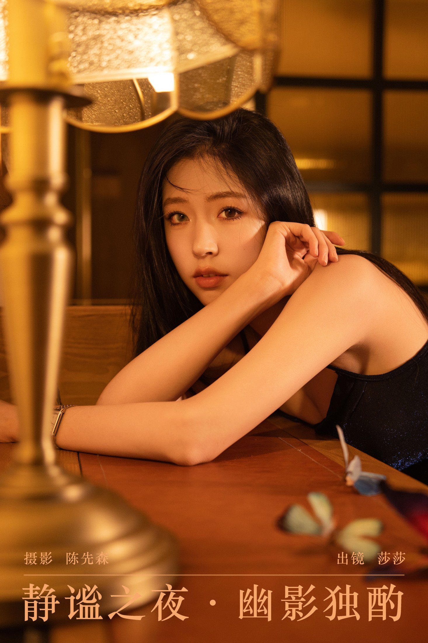 莎莎 – 《静谧之夜·幽影独酌》[26P]-66COS