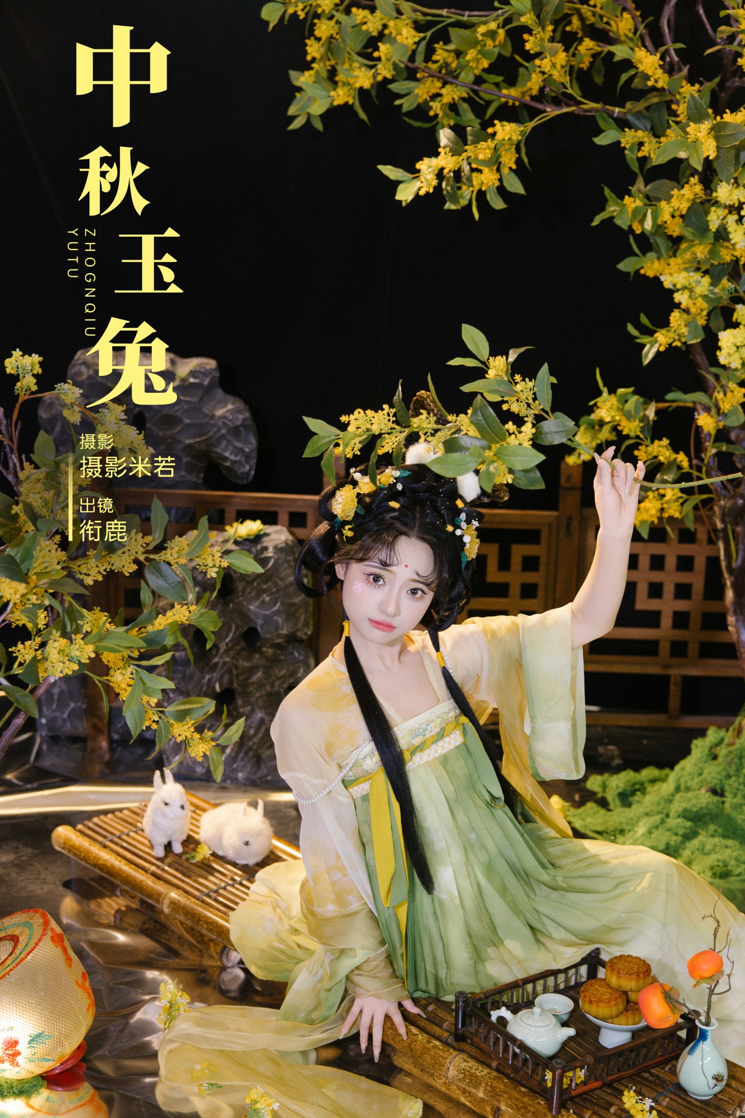 衔鹿 – 《中秋-玉兔》[31P]-66COS