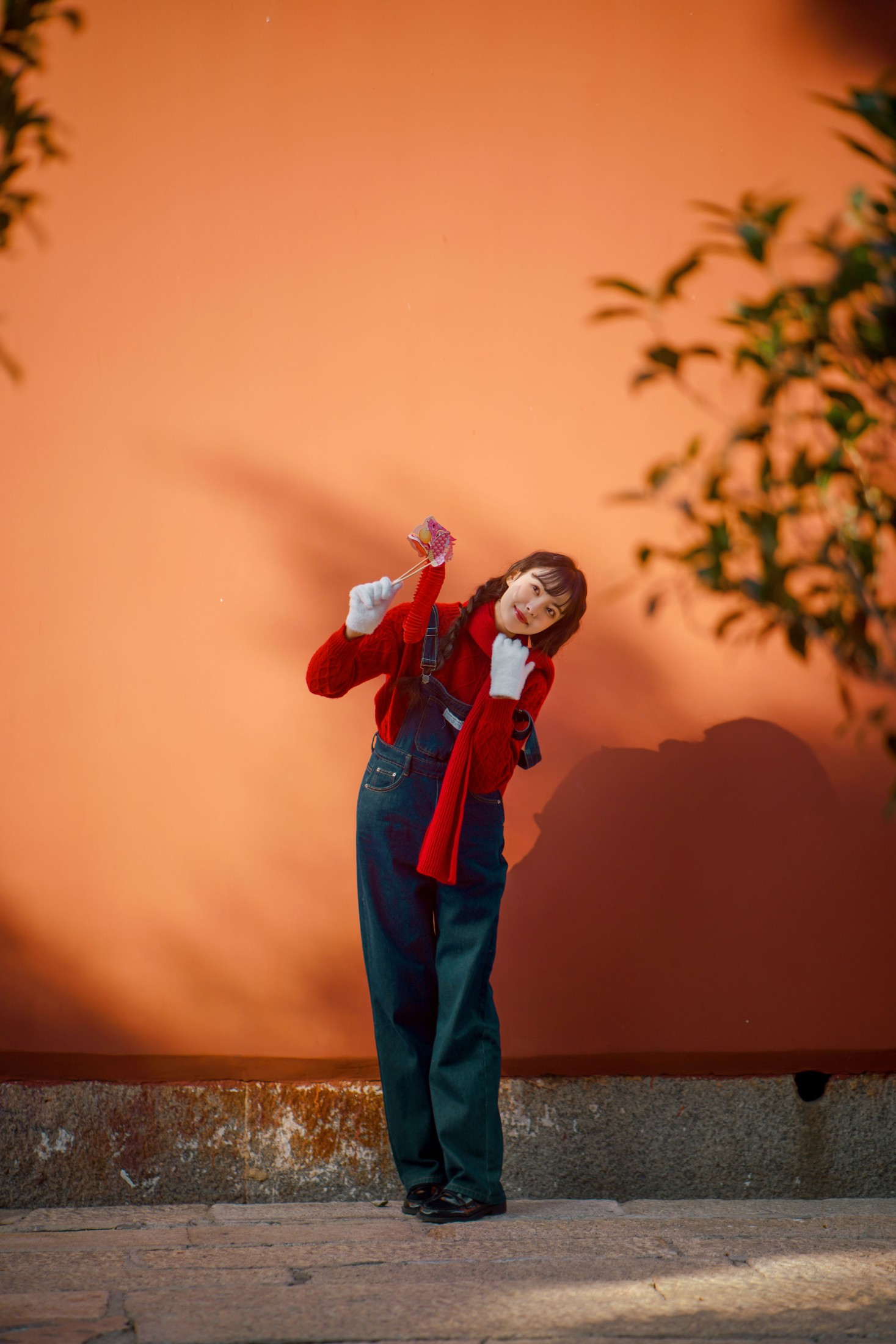 黛汐 – 《岁华新启，墨韵红墙间的少女绮梦》[50P] 插图3