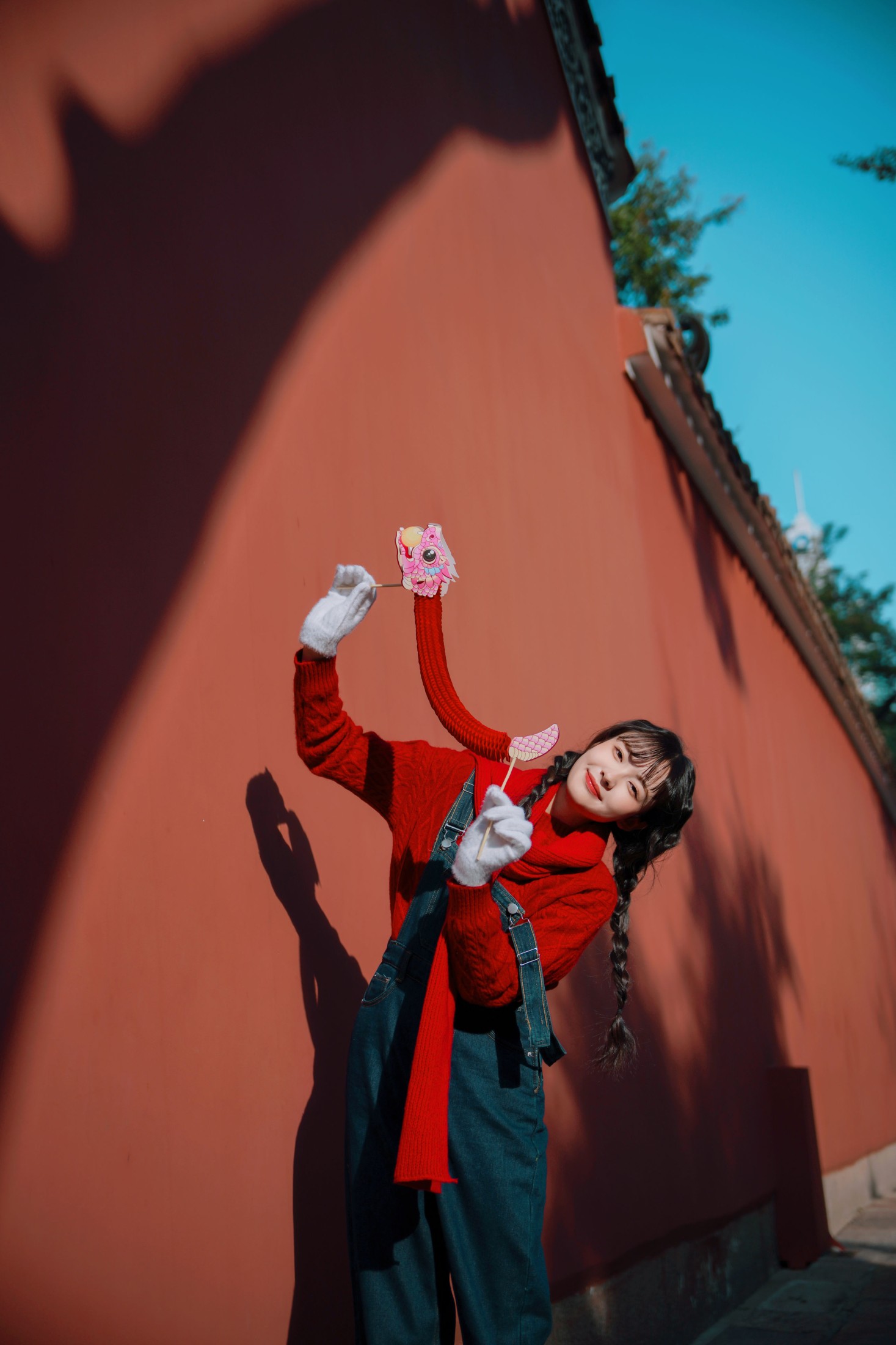 黛汐 – 《岁华新启，墨韵红墙间的少女绮梦》[50P] 插图5