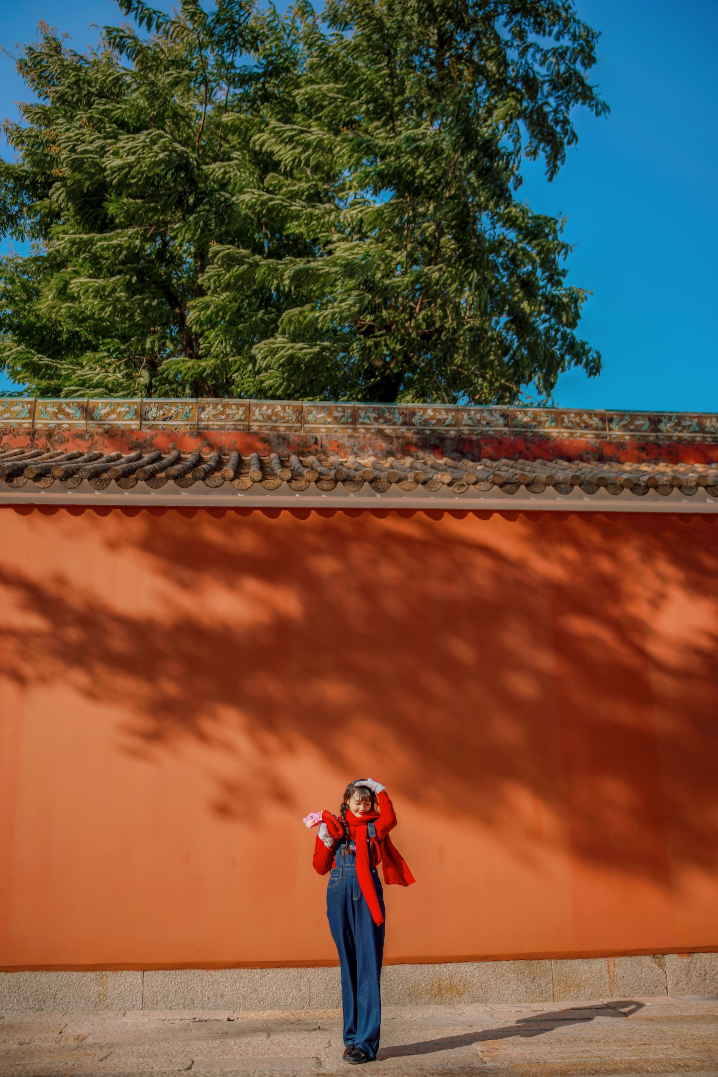 黛汐 – 《岁华新启，墨韵红墙间的少女绮梦》[50P] 插图2