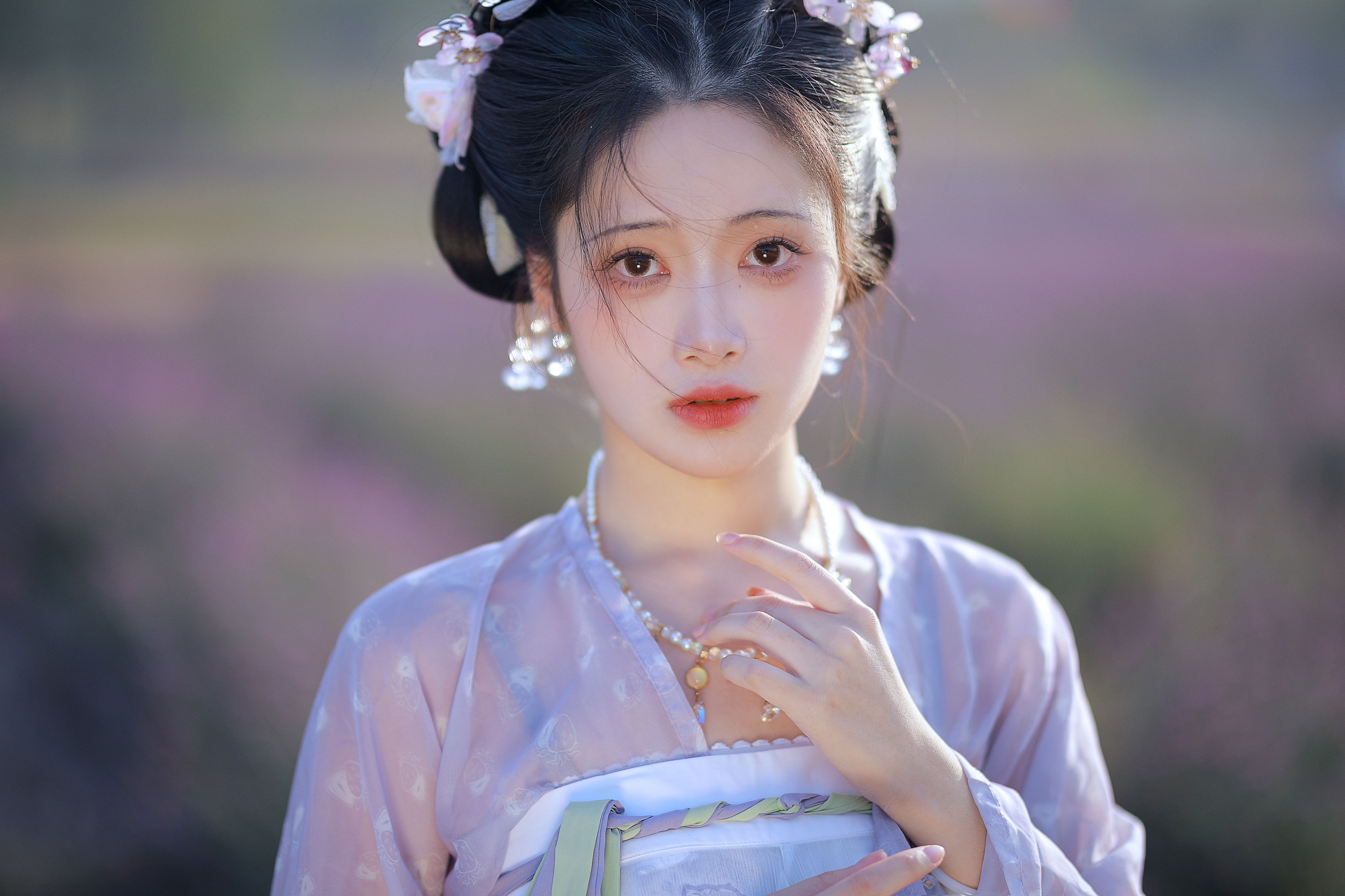 绵绵思远道 – 《花海汉服》[22P] 插图3